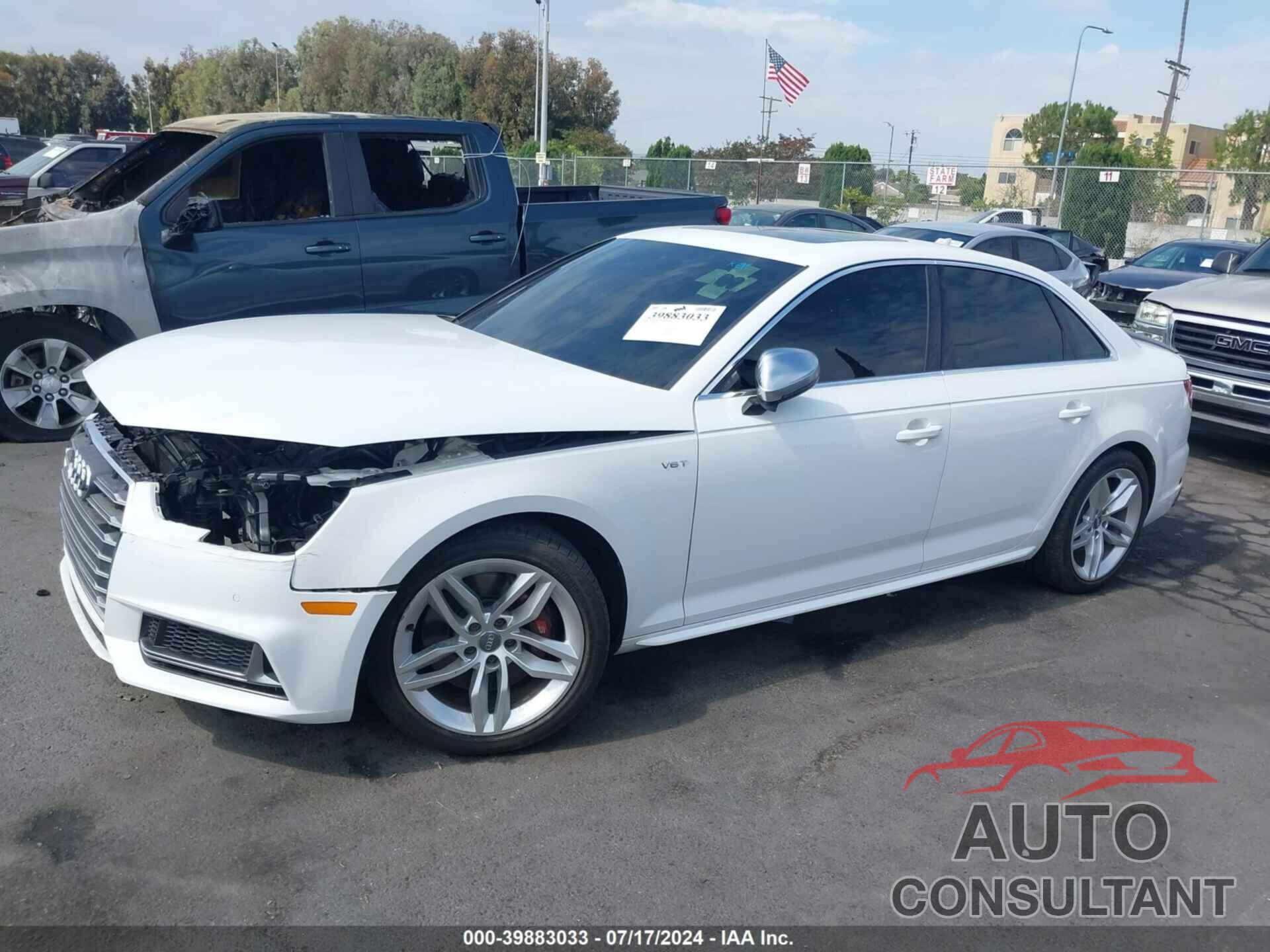AUDI S4 2018 - WAUB4AF43JA015291