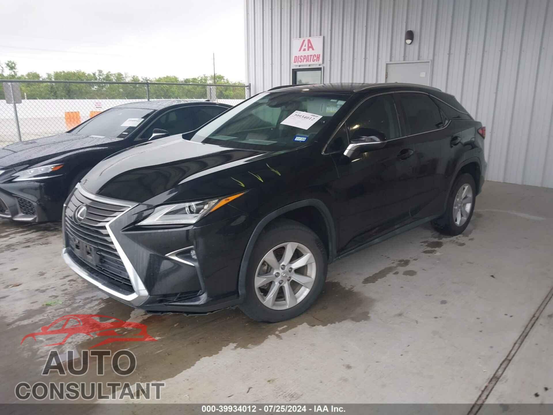 LEXUS RX 350 2017 - 2T2ZZMCA3HC036447