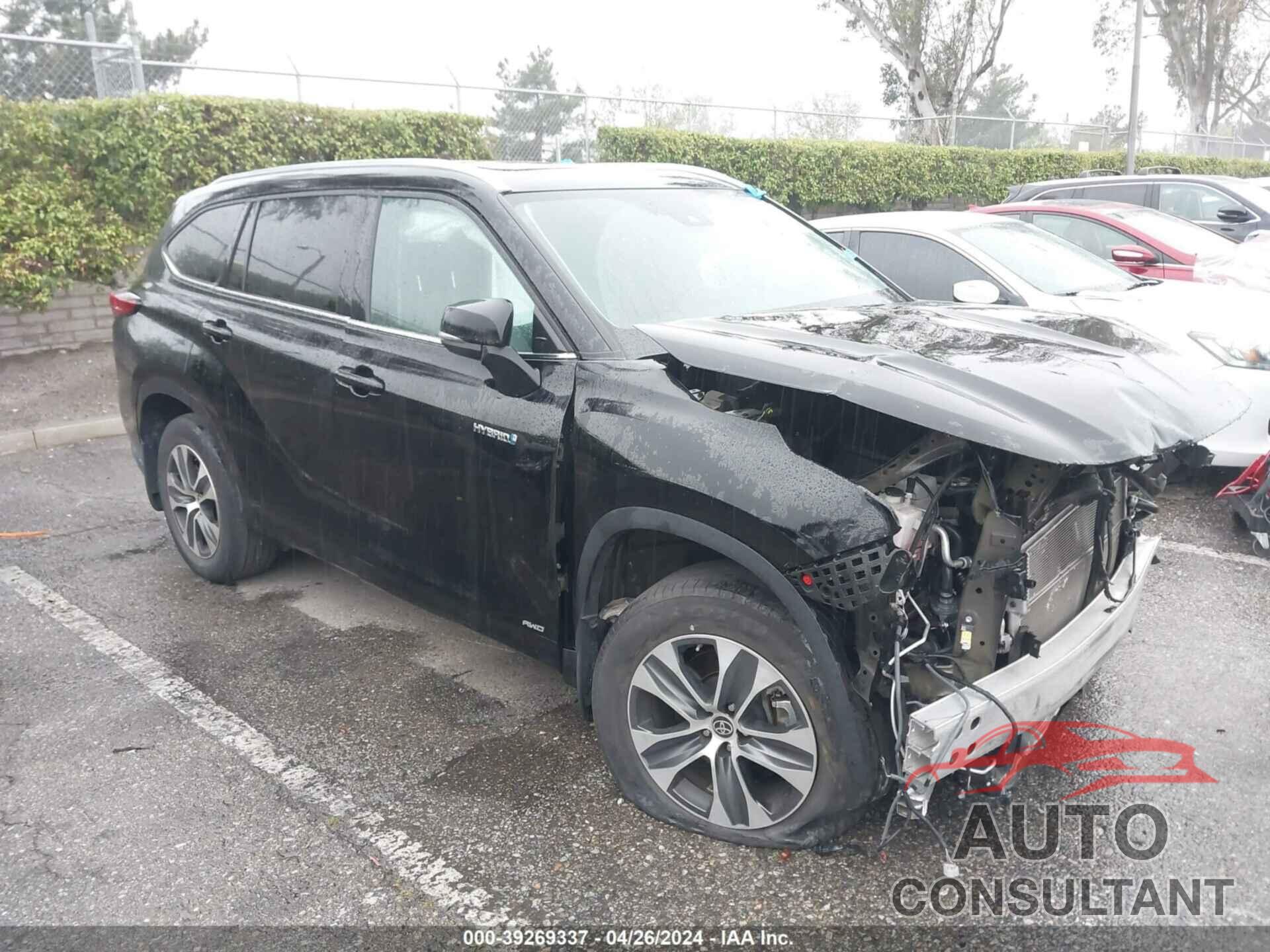 TOYOTA HIGHLANDER 2021 - 5TDHBRCH0MS534038