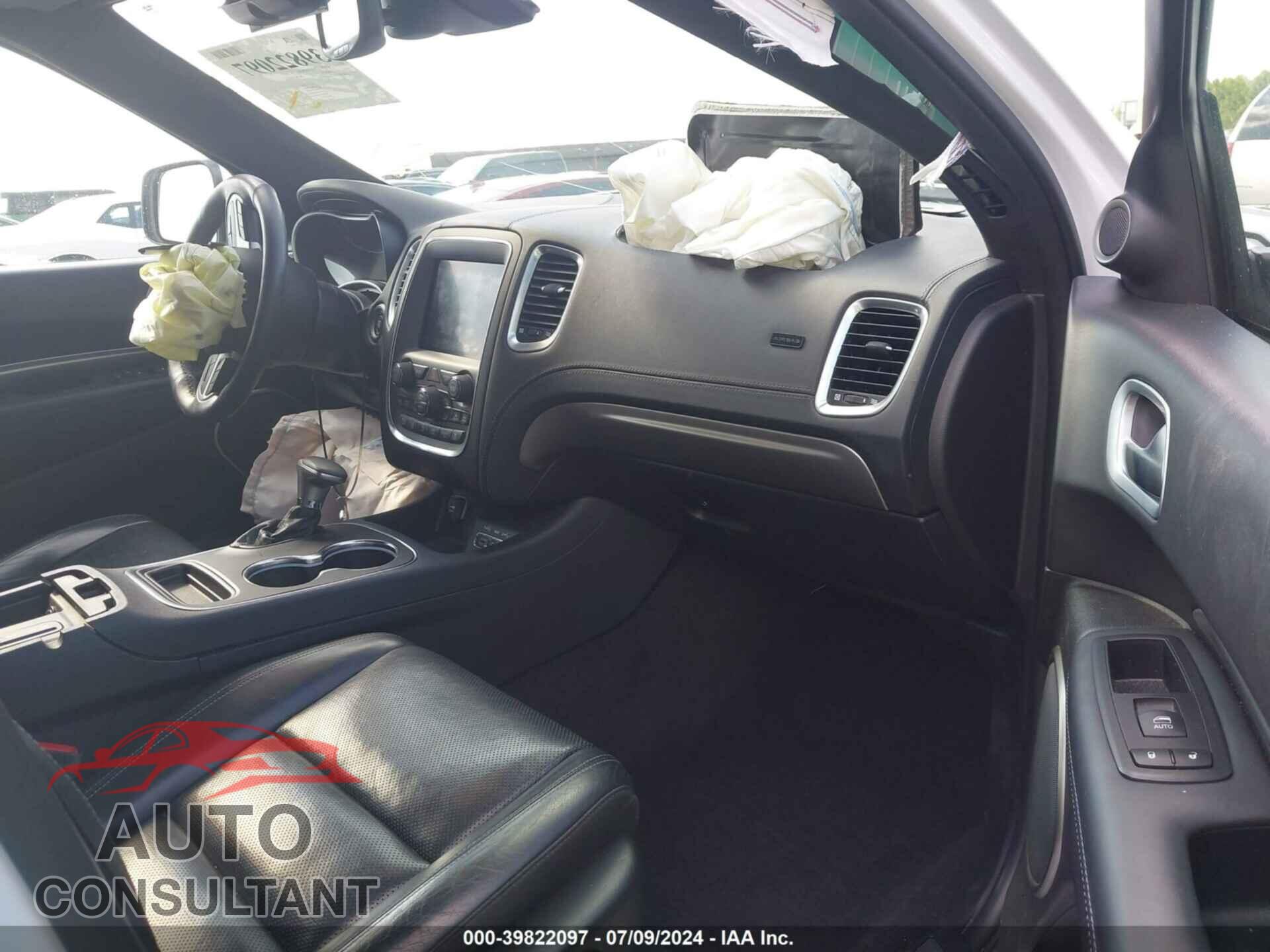 DODGE DURANGO 2019 - 1C4RDHEG0KC603127