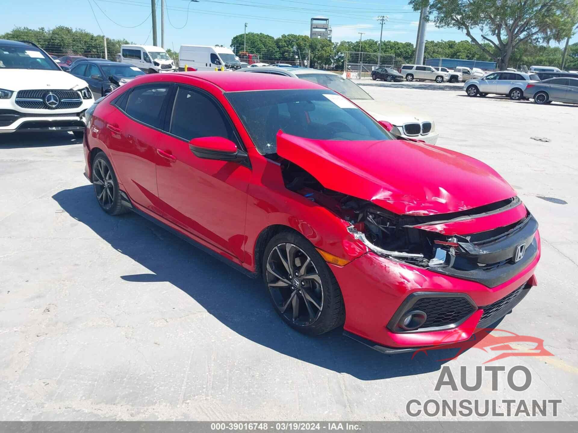 HONDA CIVIC 2018 - SHHFK7H4XJU217478