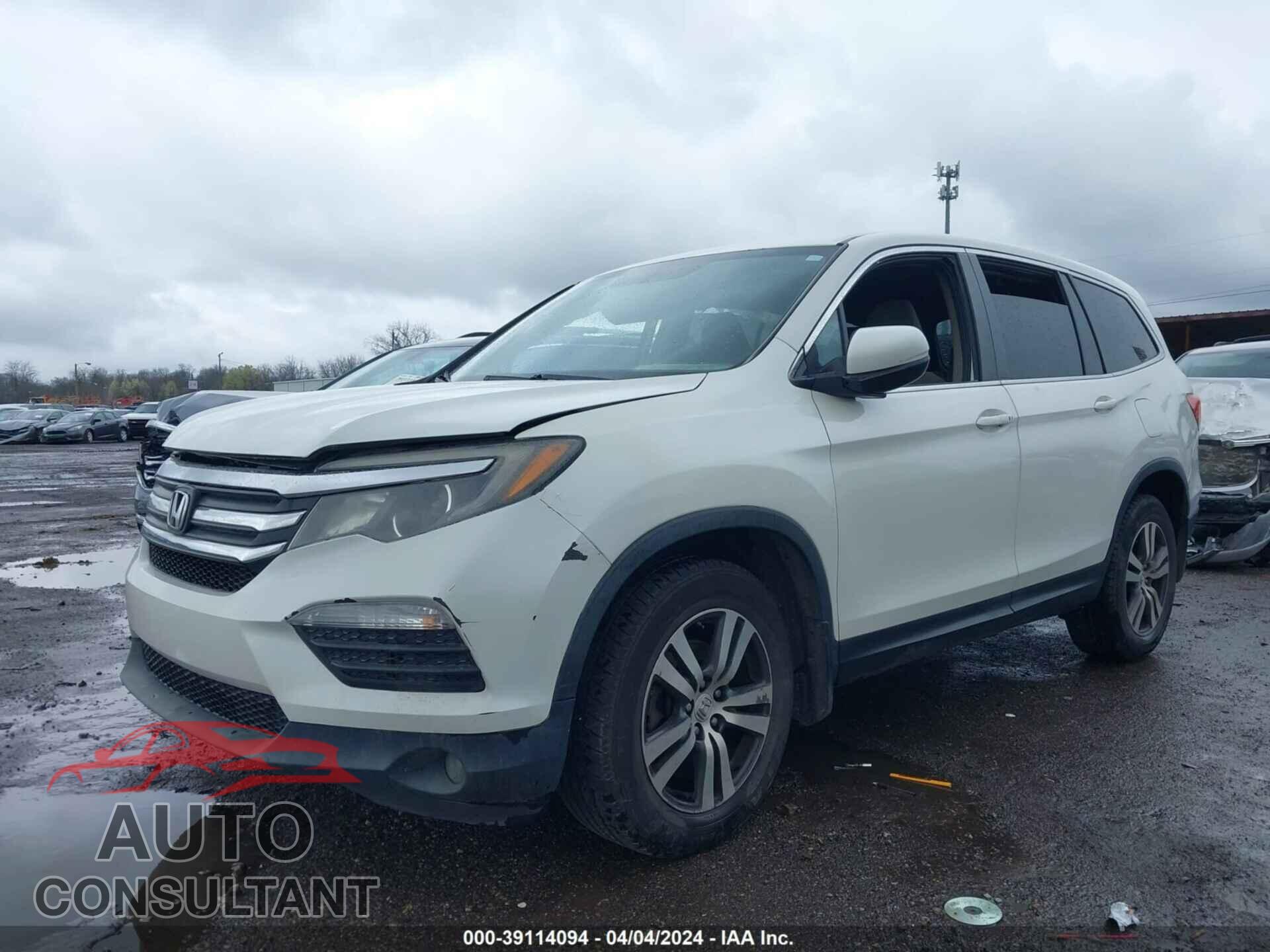 HONDA PILOT 2016 - 5FNYF6H39GB081868