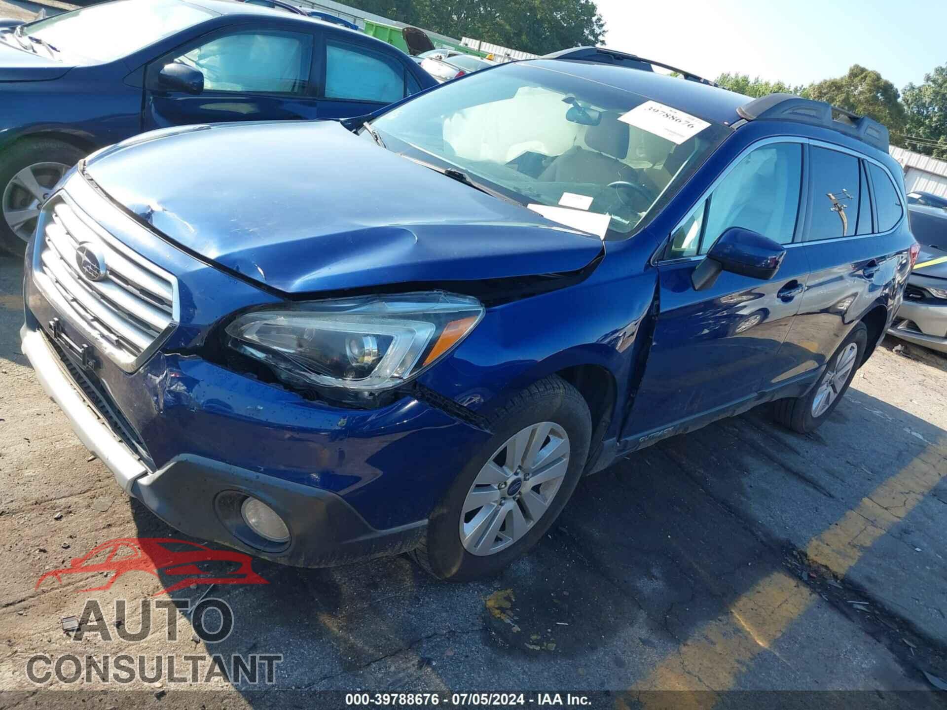 SUBARU OUTBACK 2016 - 4S4BSBCC7G3232555