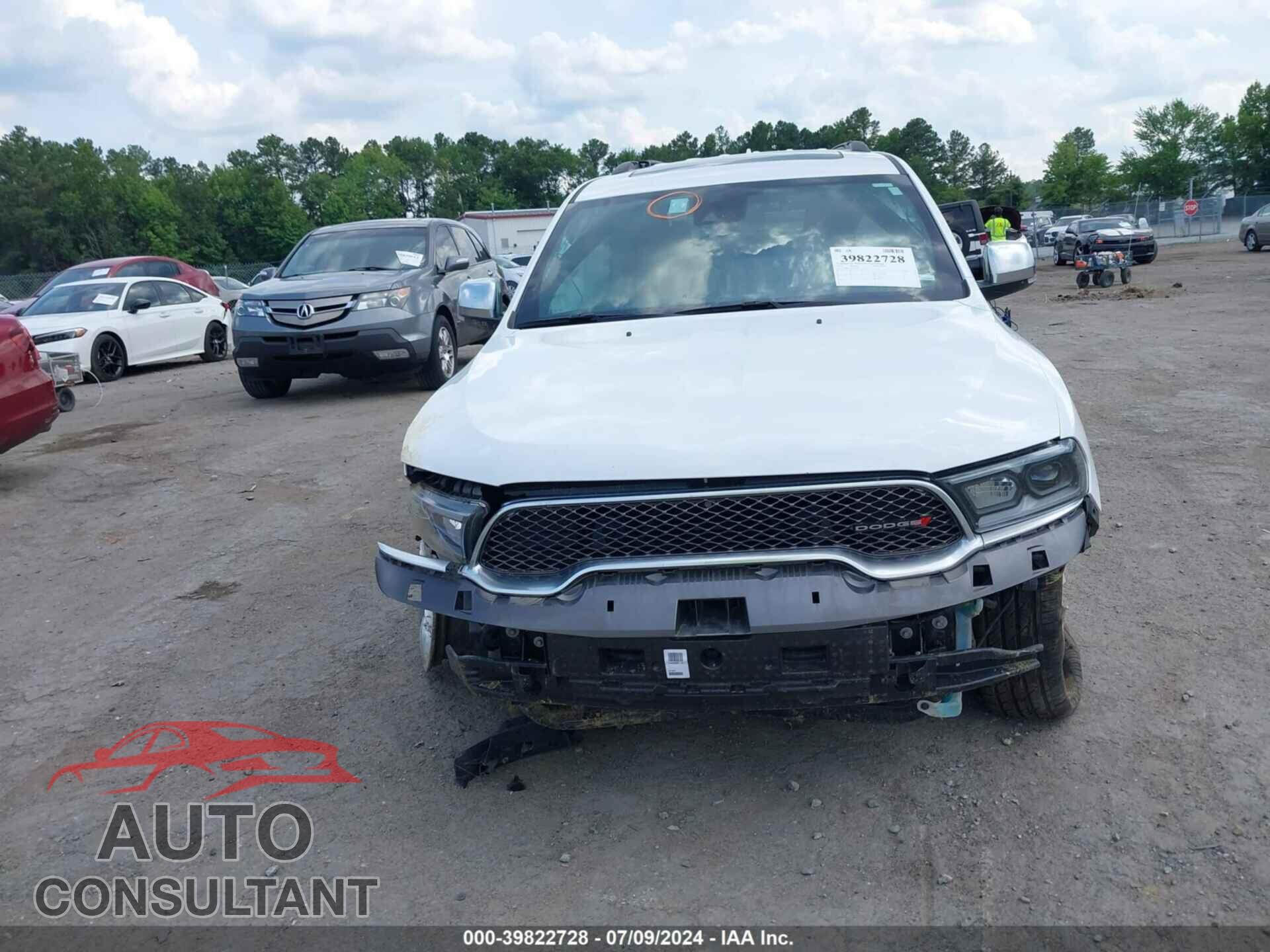 DODGE DURANGO 2022 - 1C4SDJET9NC219079