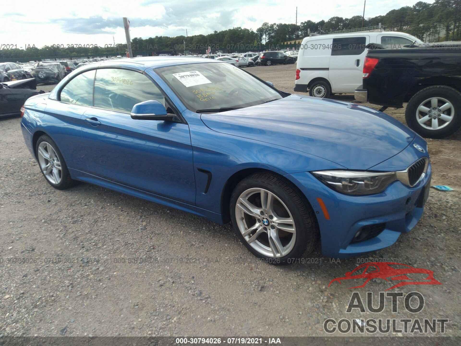 BMW 4 SERIES 2018 - WBA4Z3C50JEC56384