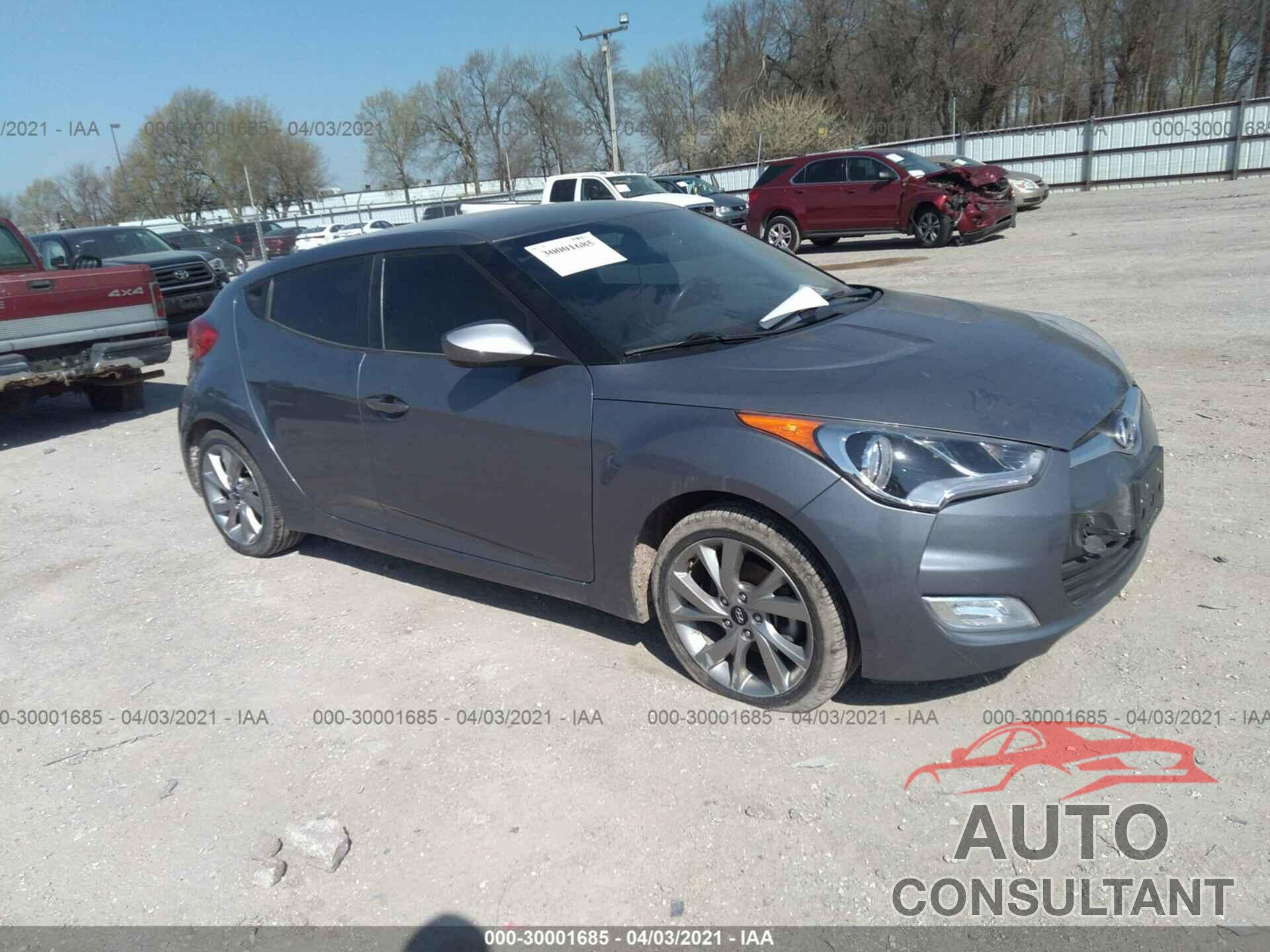 HYUNDAI VELOSTER 2017 - KMHTC6AD2HU310997