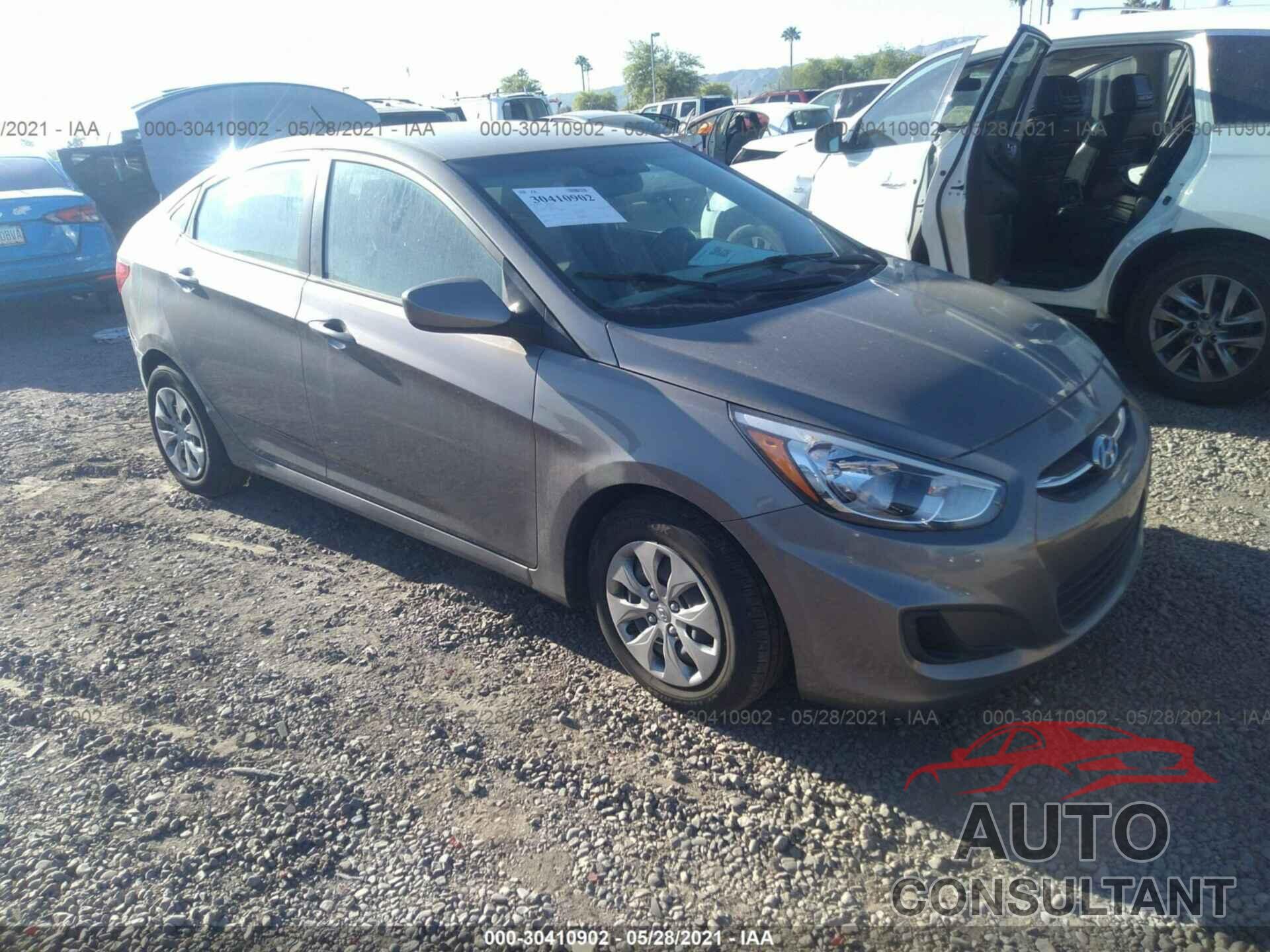 HYUNDAI ACCENT 2017 - KMHCT4AE9HU355819
