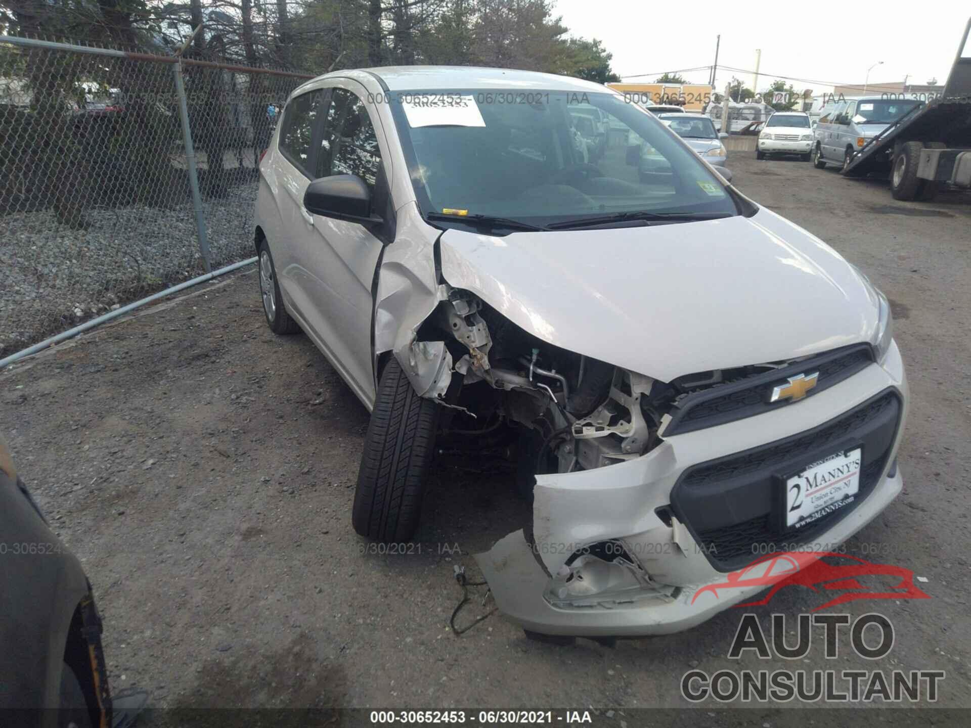 CHEVROLET SPARK 2016 - KL8CB6SA5GC587166