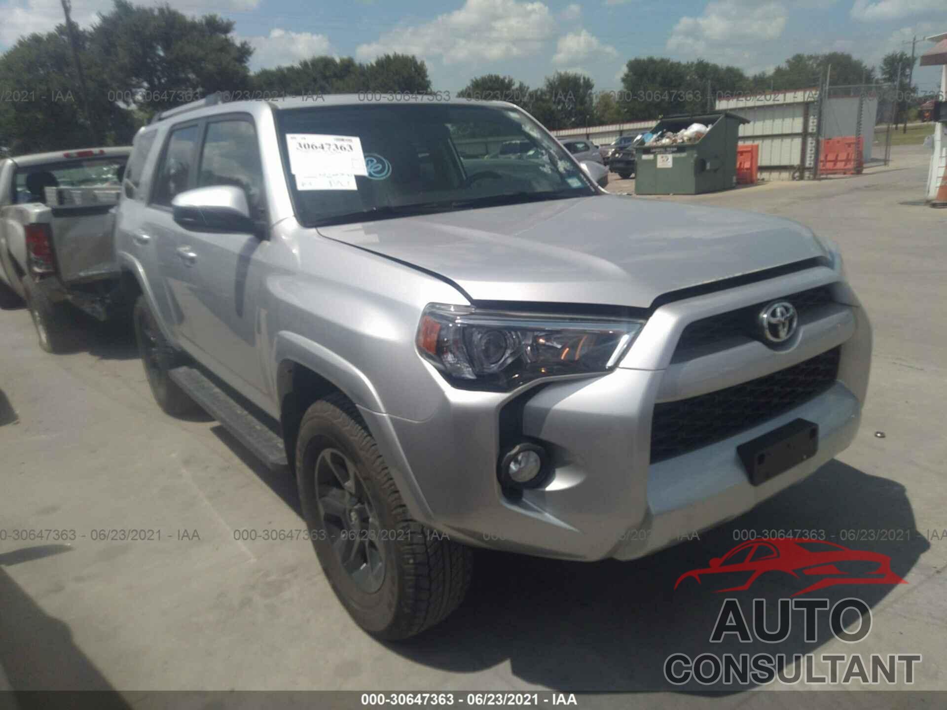 TOYOTA 4RUNNER 2019 - JTEBU5JR0K5685870