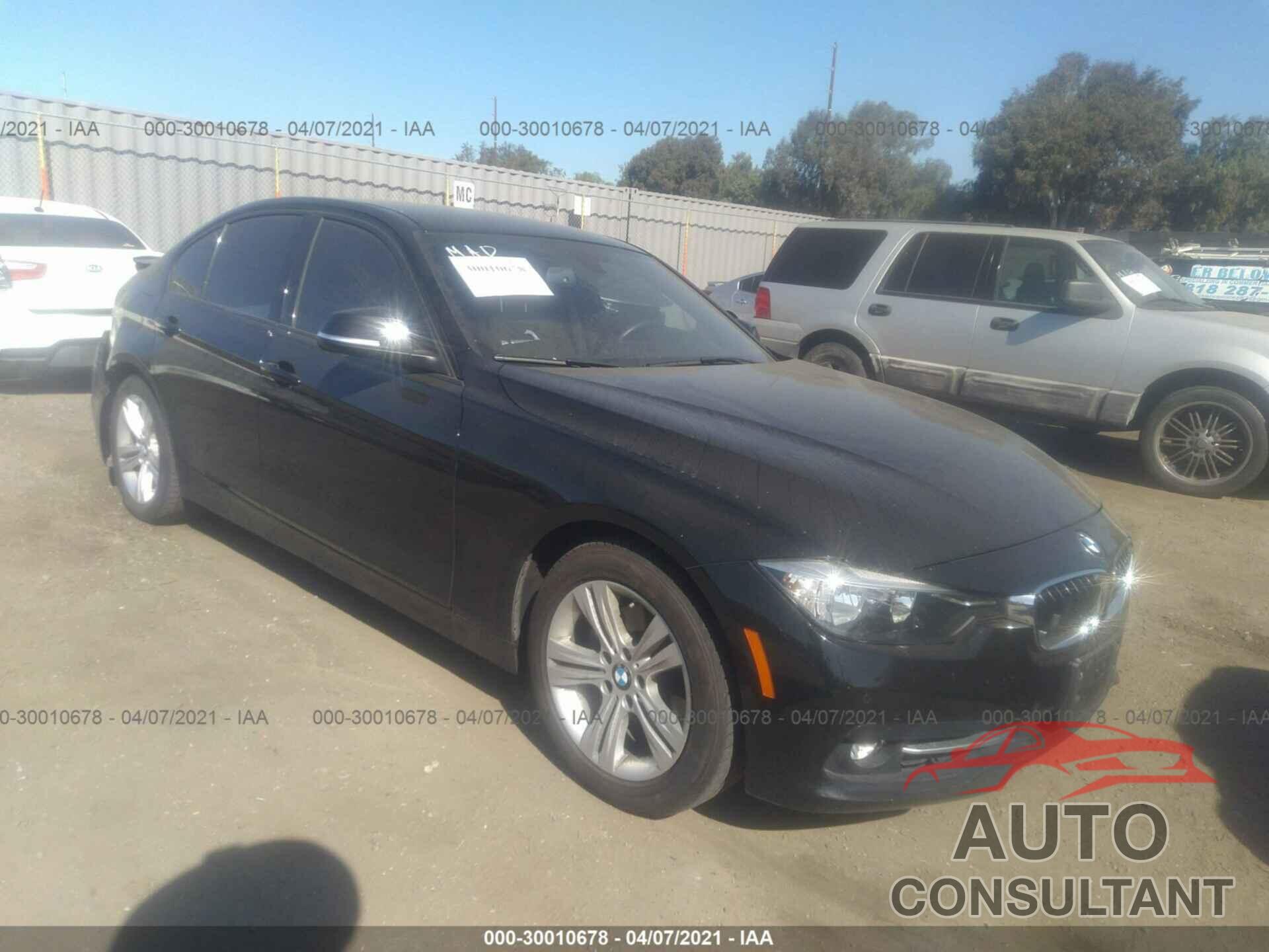 BMW 3 SERIES 2016 - WBA8E9G59GNT86695