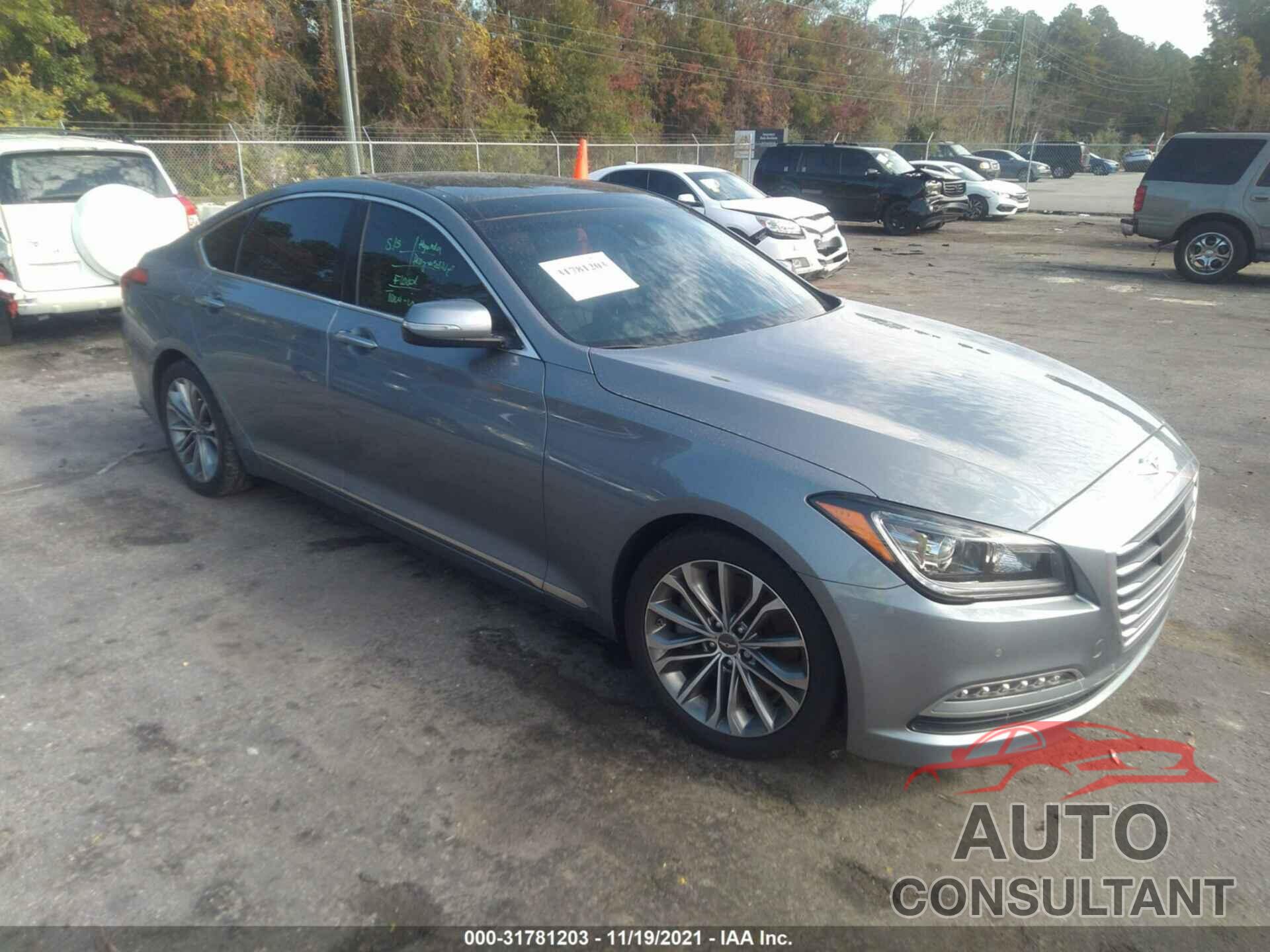 HYUNDAI GENESIS 2016 - KMHGN4JE9GU107256