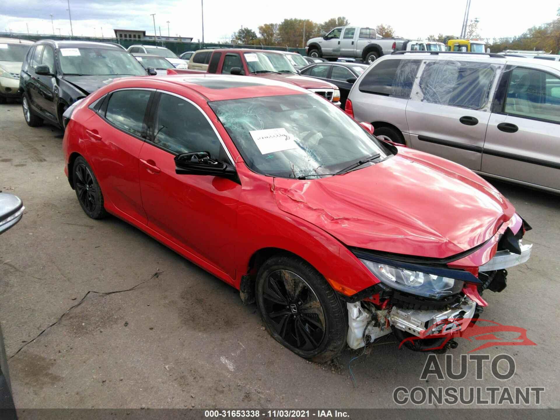 HONDA CIVIC HATCHBACK 2019 - SHHFK7H61KU209353
