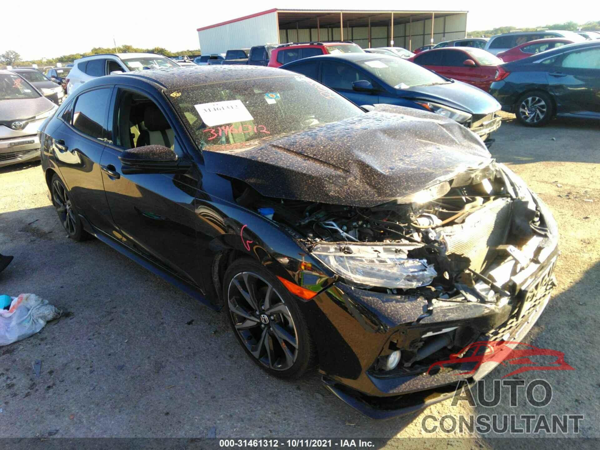 HONDA CIVIC HATCHBACK 2018 - SHHFK7H91JU240725