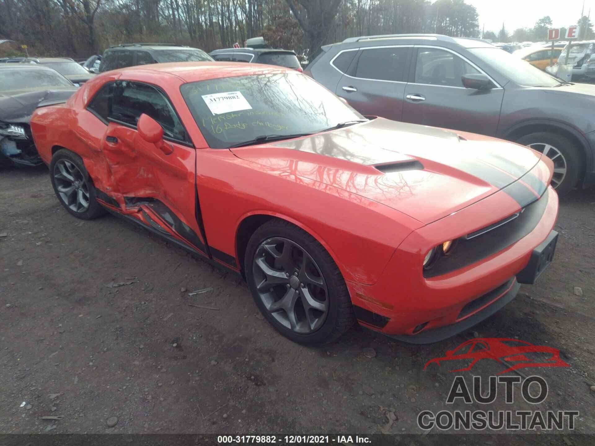 DODGE CHALLENGER 2016 - 2C3CDZAG8GH315883