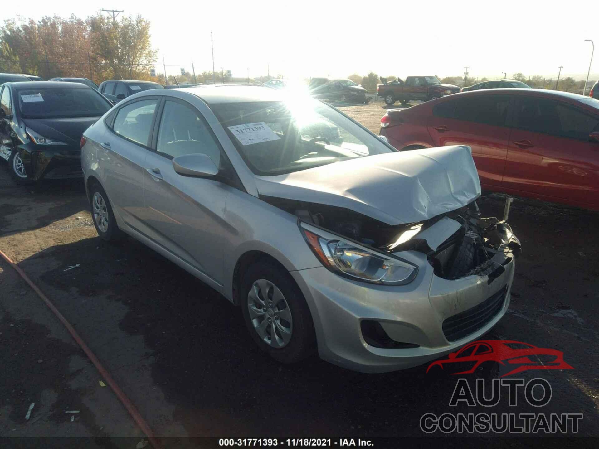 HYUNDAI ACCENT 2017 - KMHCT4AE7HU172595