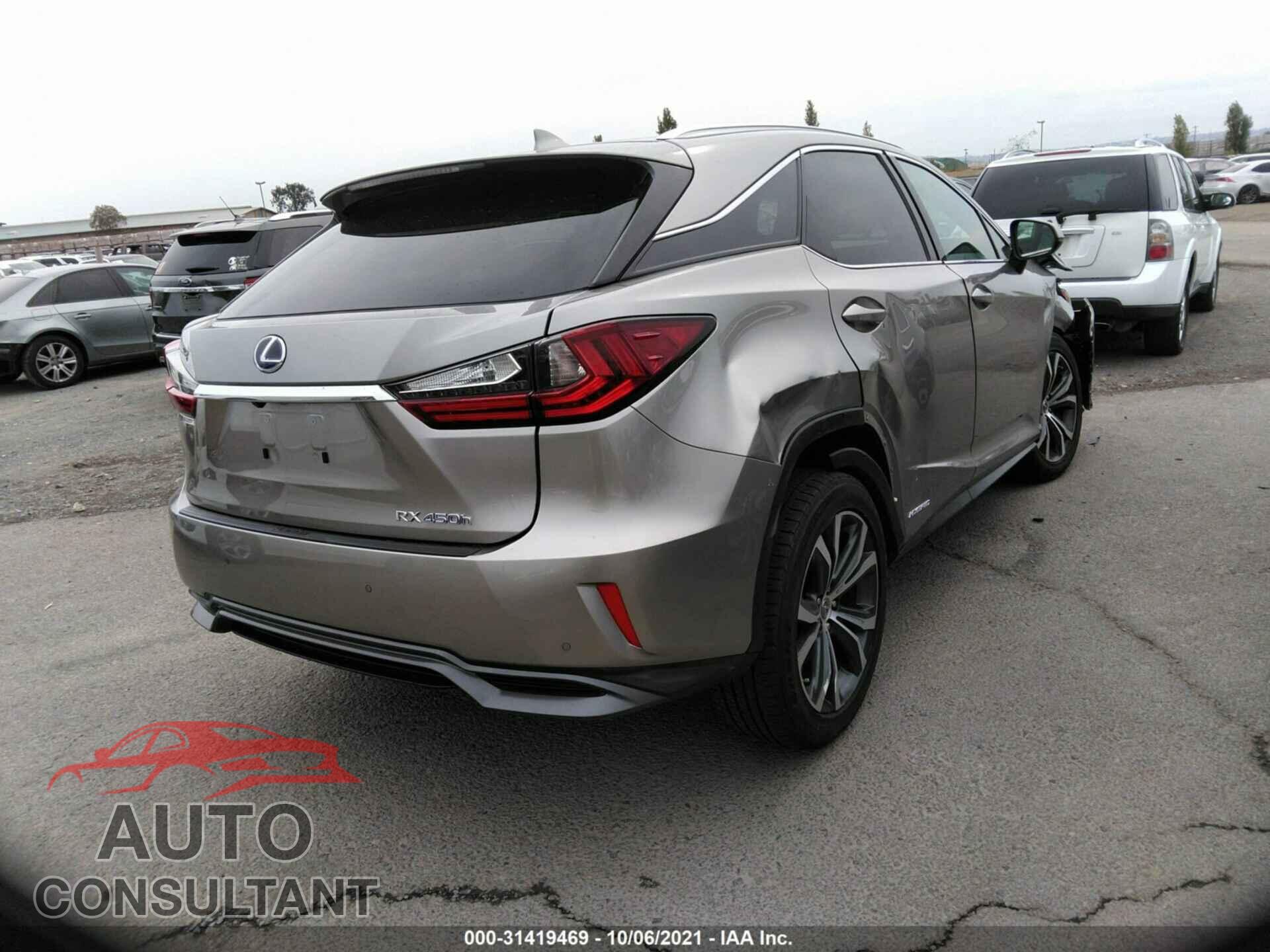 LEXUS RX 2017 - 2T2BGMCA1HC019637