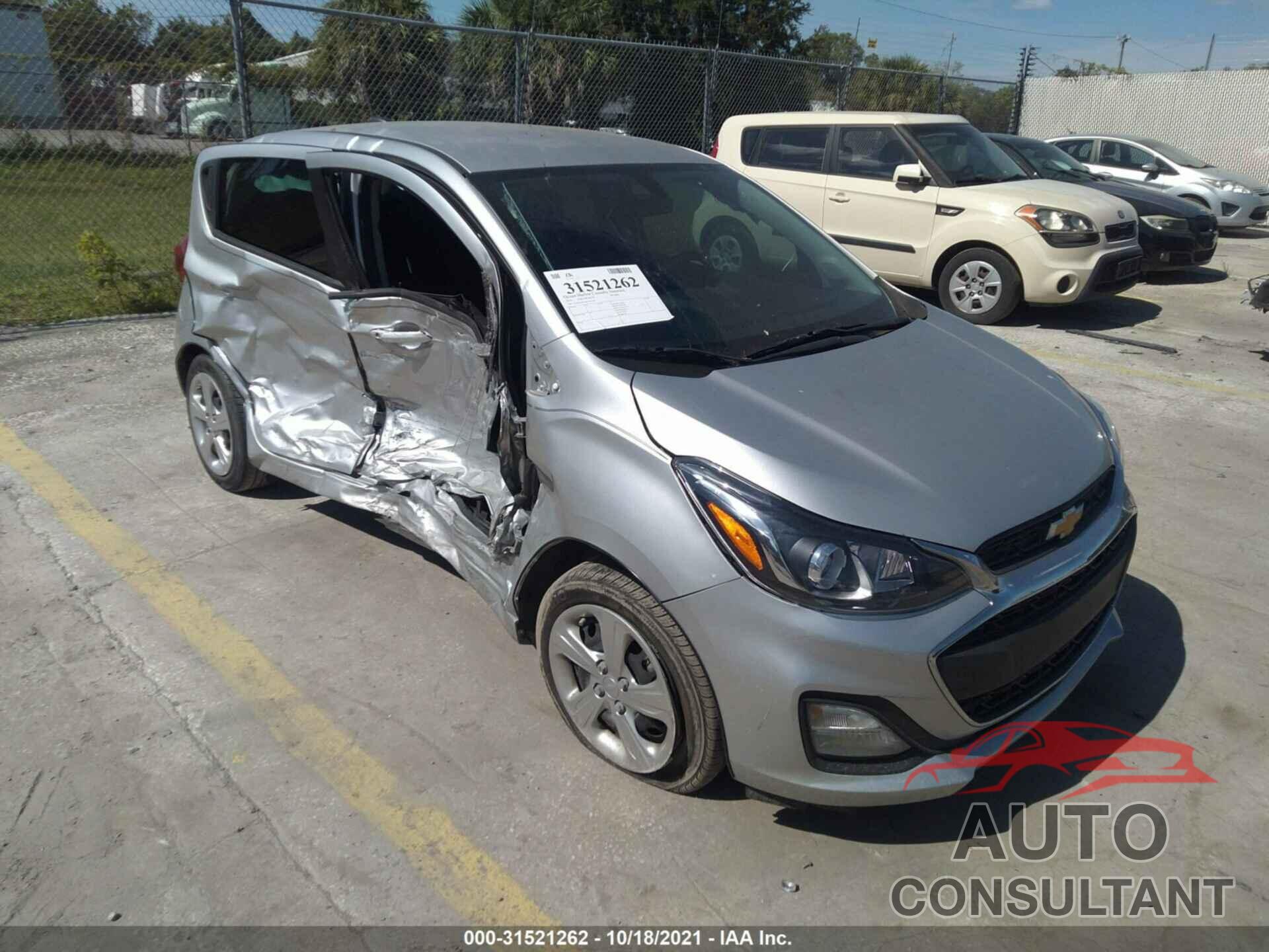 CHEVROLET SPARK 2019 - KL8CB6SA0KC815468