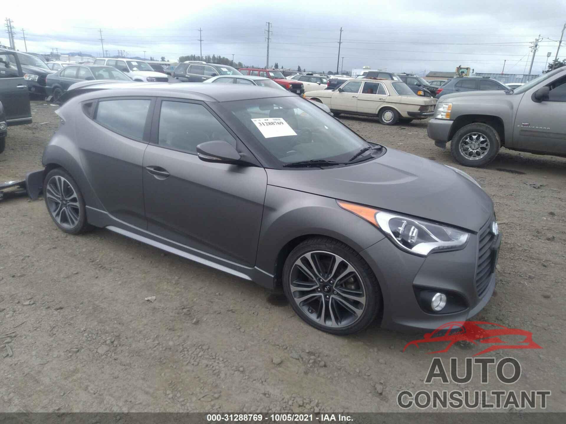 HYUNDAI VELOSTER 2016 - KMHTC6AE3GU272011