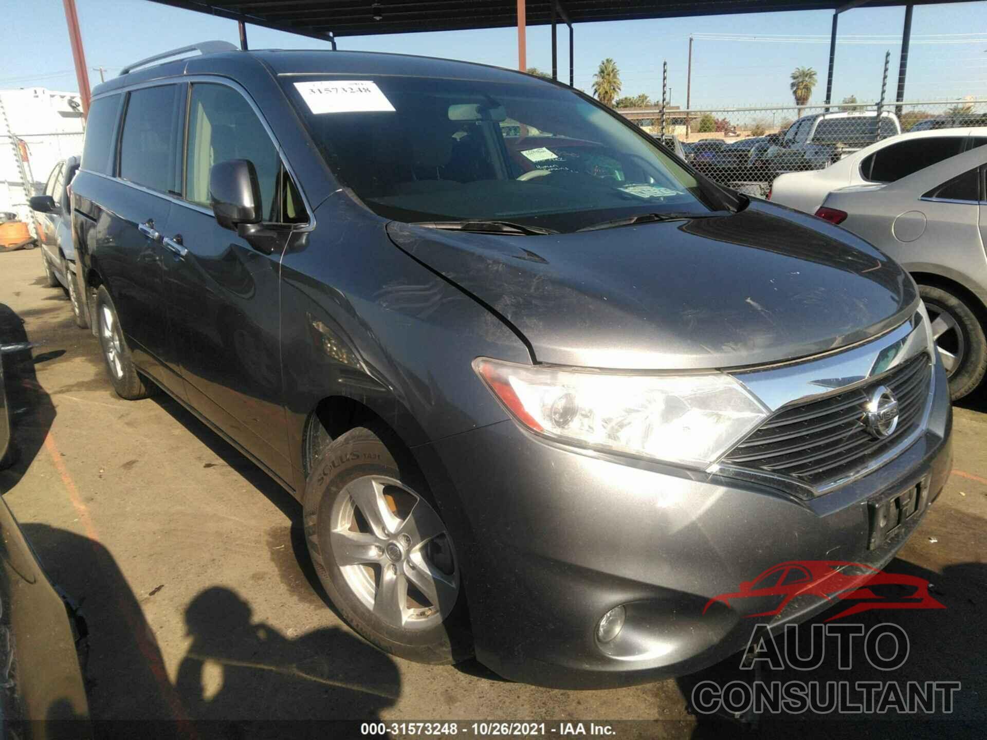 NISSAN QUEST 2016 - JN8AE2KP9G9154132