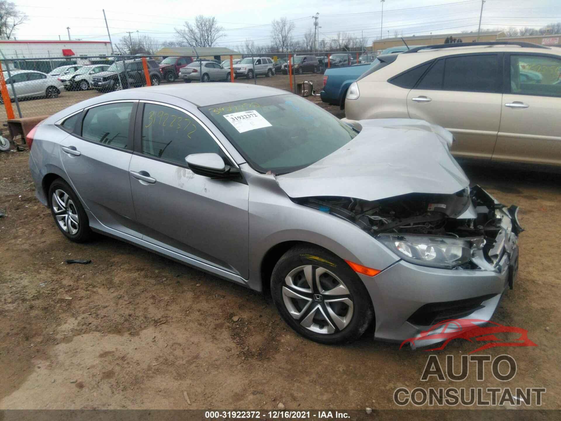 HONDA CIVIC SEDAN 2017 - 19XFC2F52HE062647