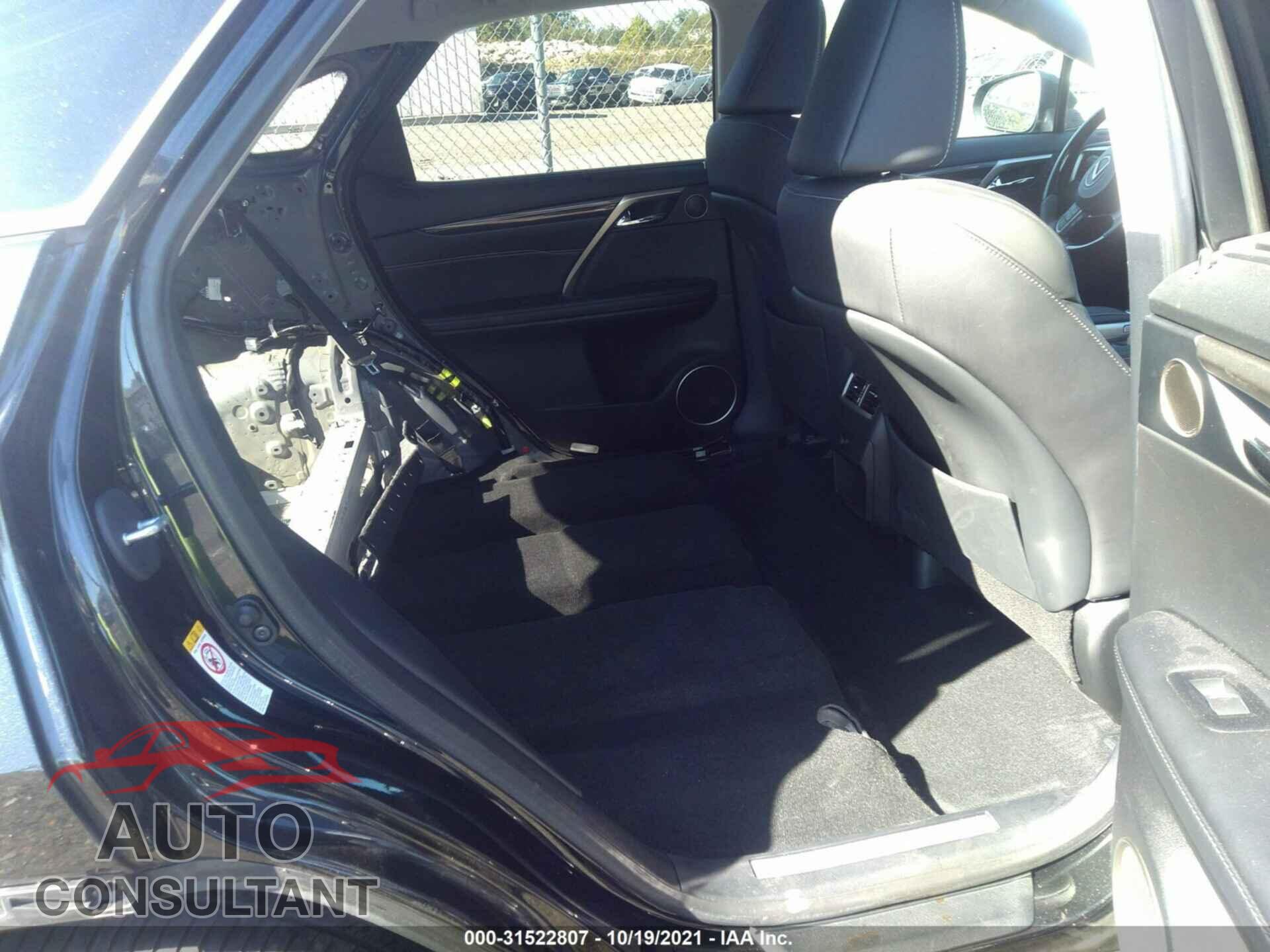 LEXUS RX 2017 - 2T2BGMCAXHC016591