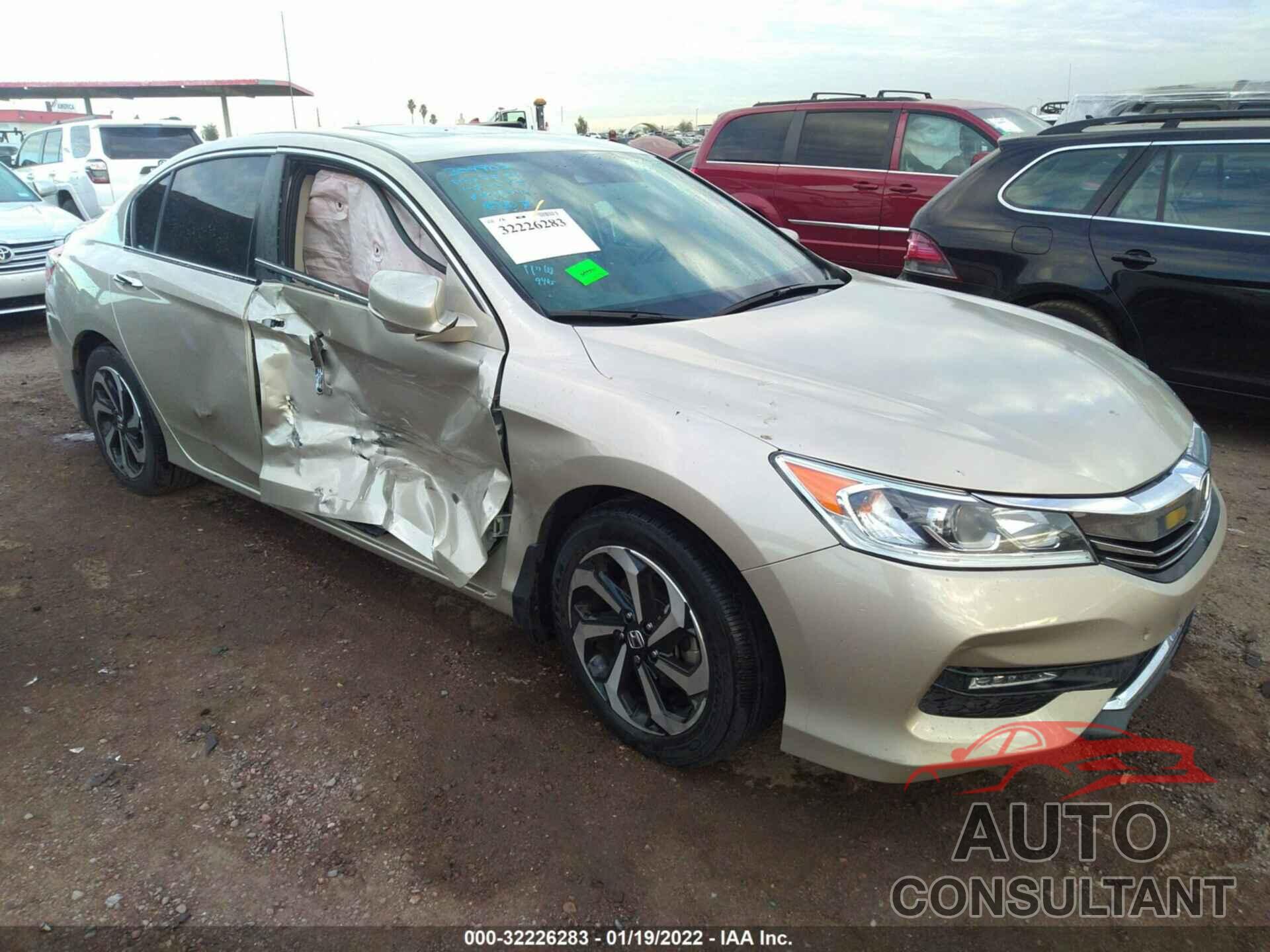 HONDA ACCORD SEDAN 2016 - 1HGCR2F96GA142542