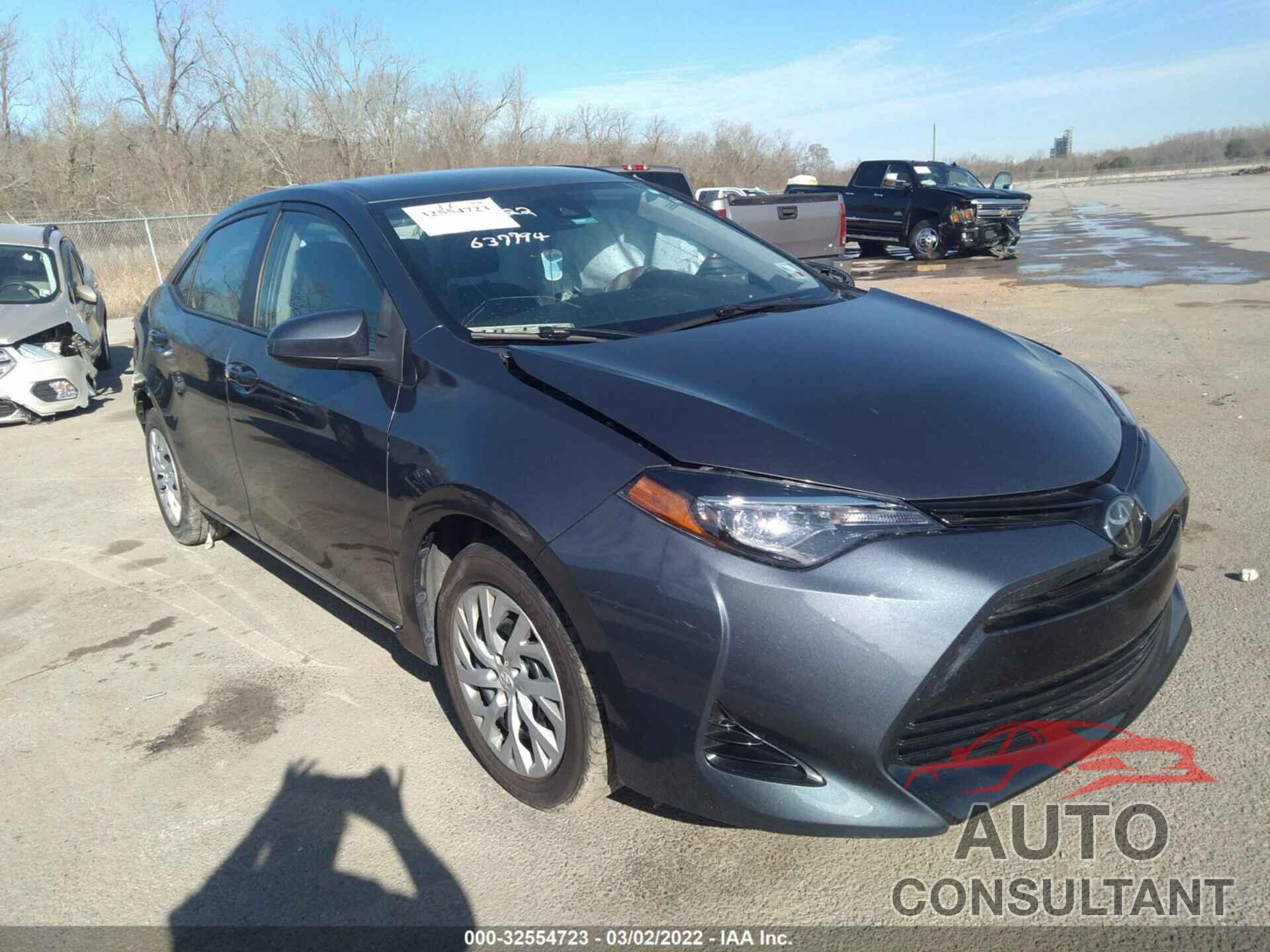 TOYOTA COROLLA 2017 - 5YFBURHE9HP637794