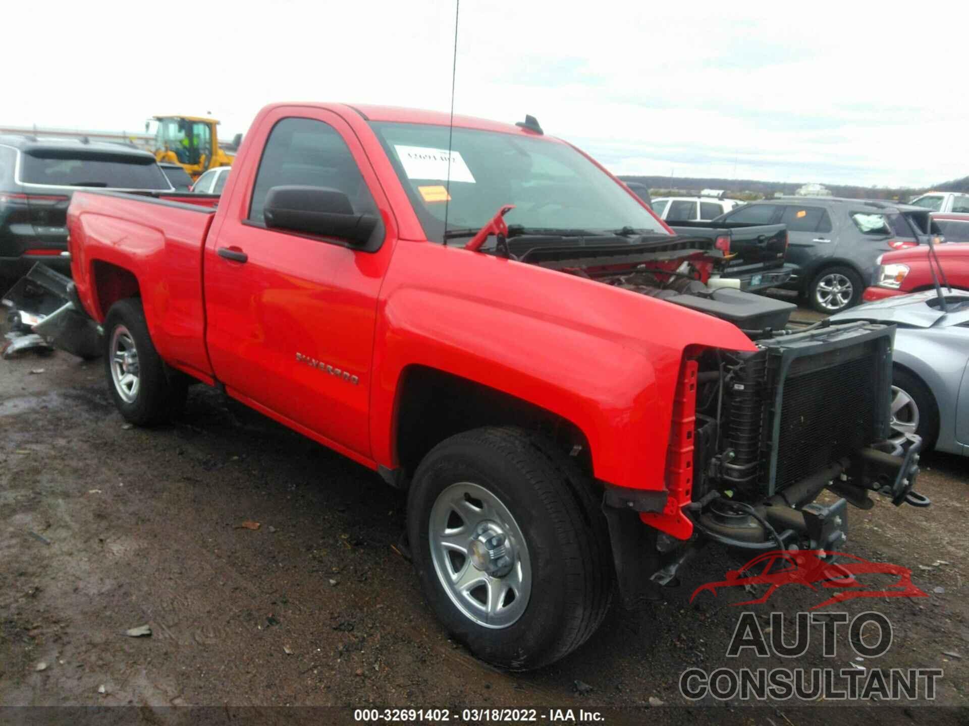 CHEVROLET SILVERADO 1500 2016 - 1GCNKNEH1GZ219759