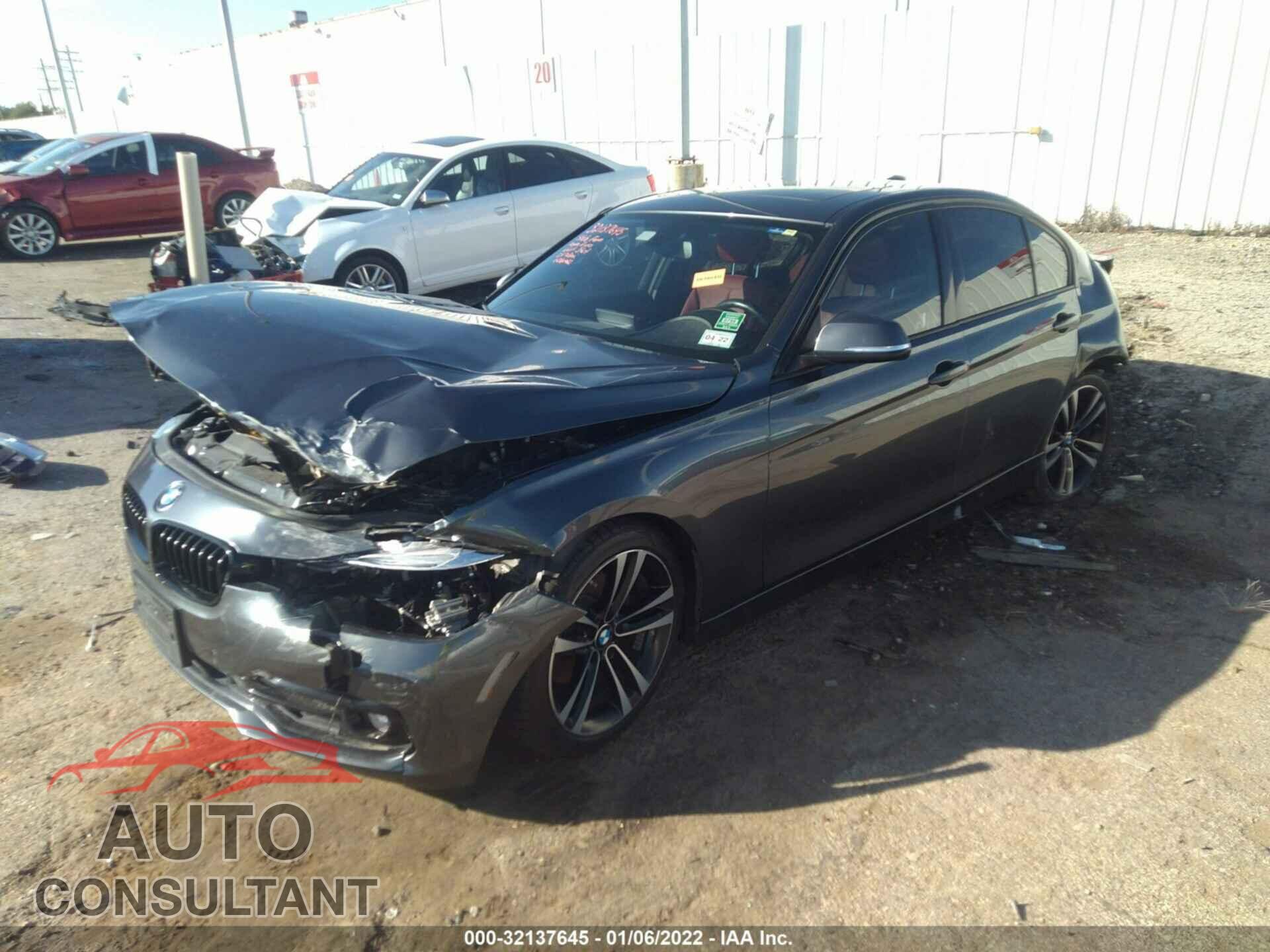 BMW 3 SERIES 2018 - WBA8B9G57JNU97858