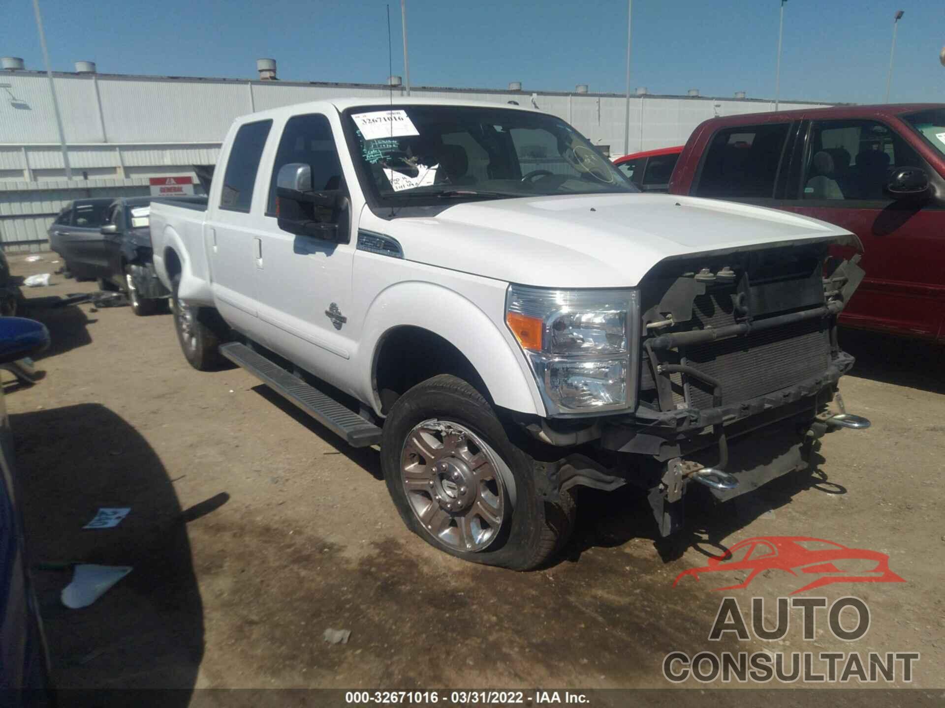 FORD SUPER DUTY F-250 SRW 2016 - 1FT7W2BT3GEA97708