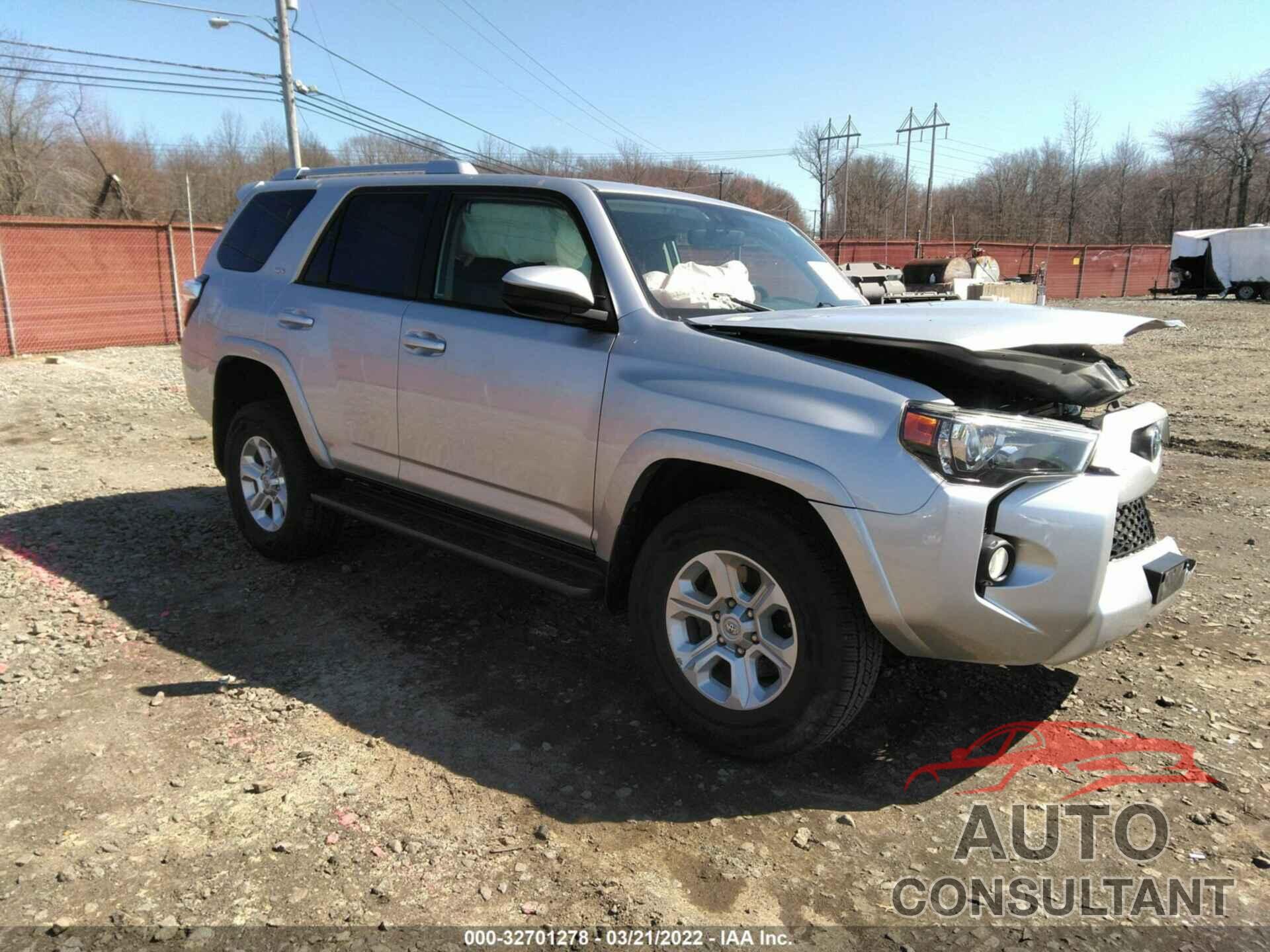 TOYOTA 4RUNNER 2016 - JTEBU5JR8G5393293