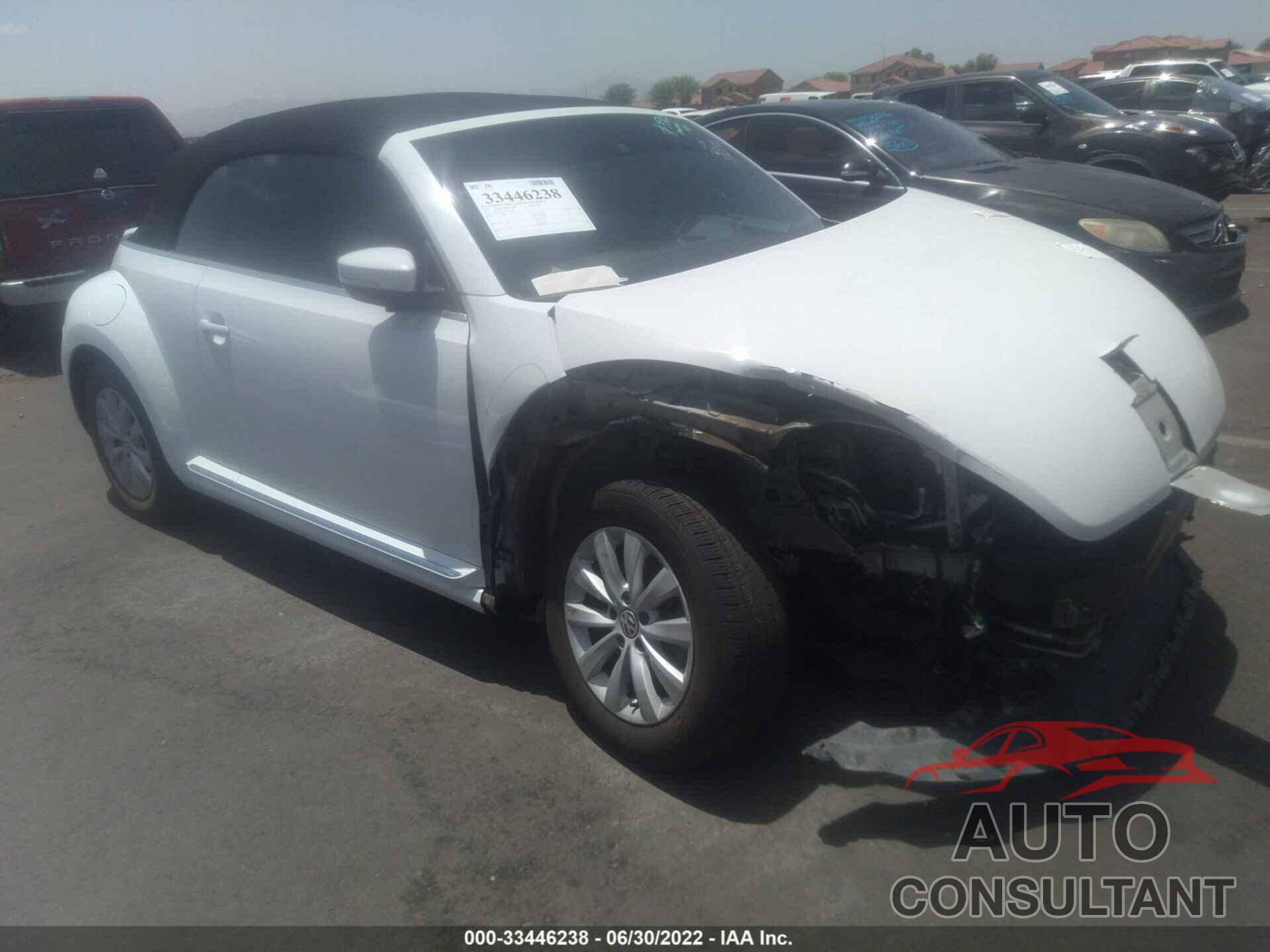 VOLKSWAGEN BEETLE CONVERTIBLE 2017 - 3VW517AT2HM819893