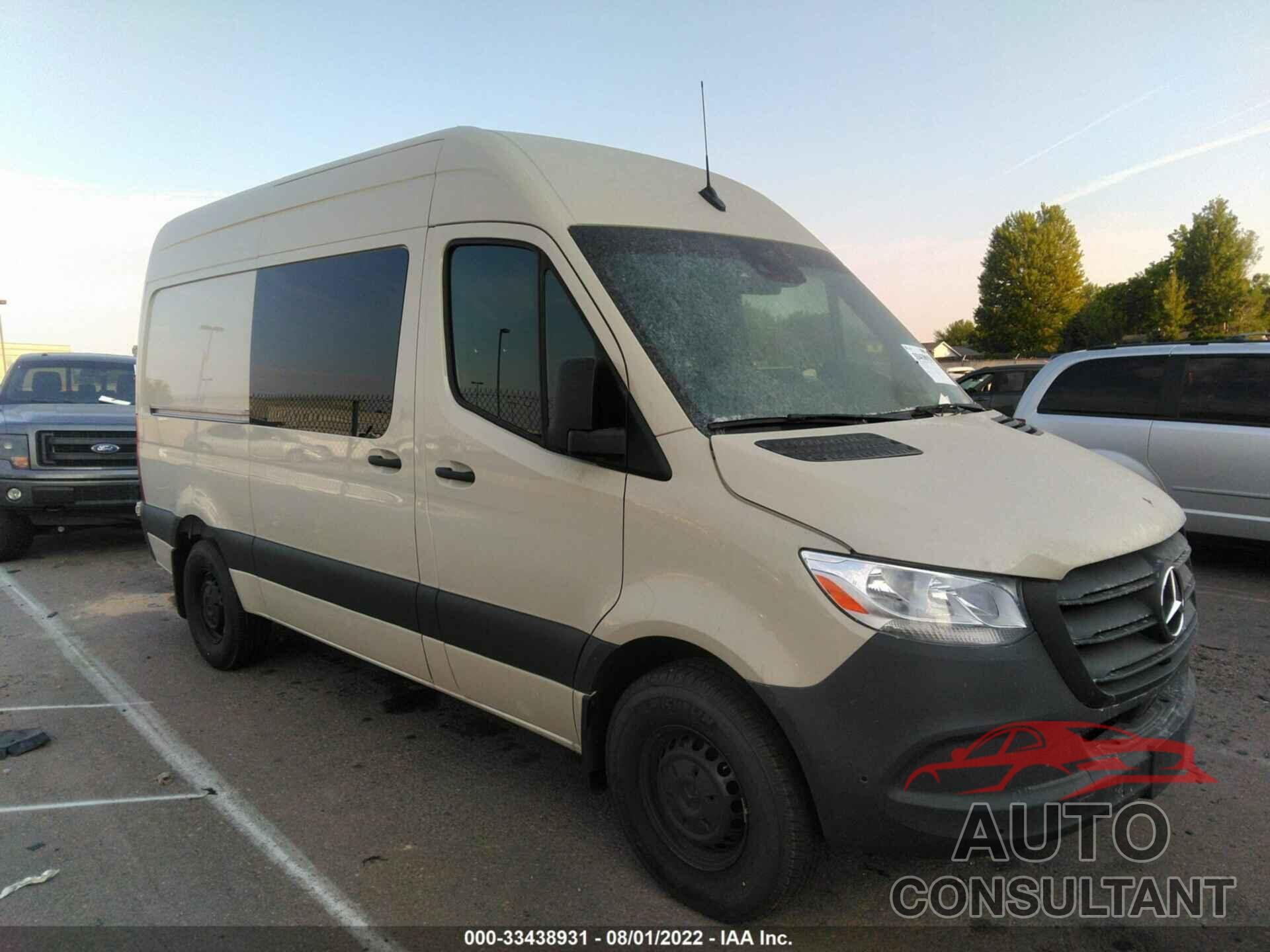 MERCEDES-BENZ SPRINTER VAN 2022 - W1W4DBHY3NT092095