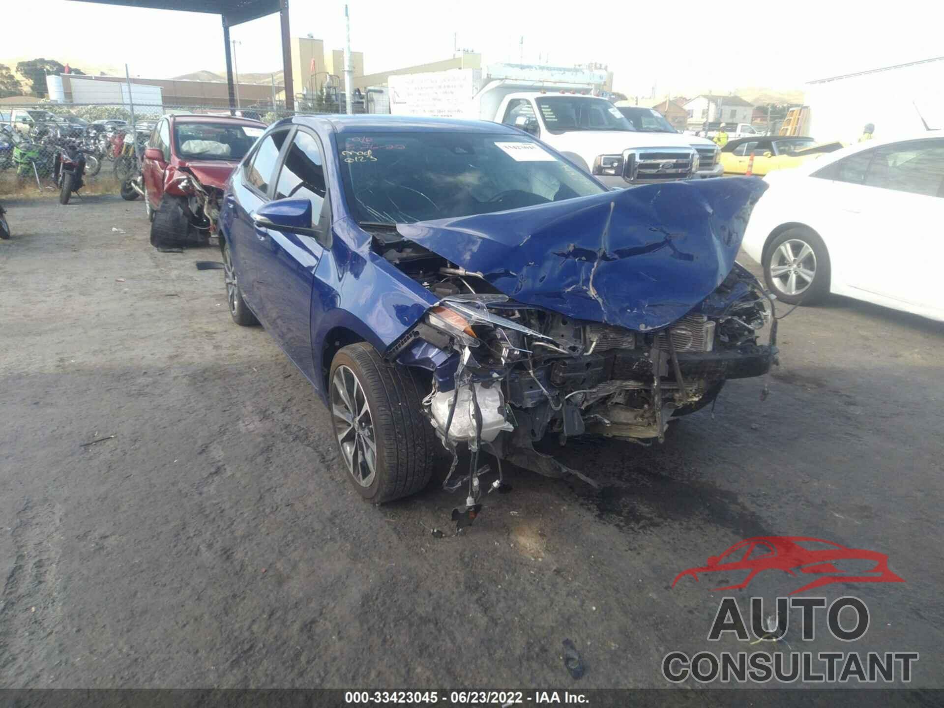 TOYOTA COROLLA 2018 - 2T1BURHEXJC978725