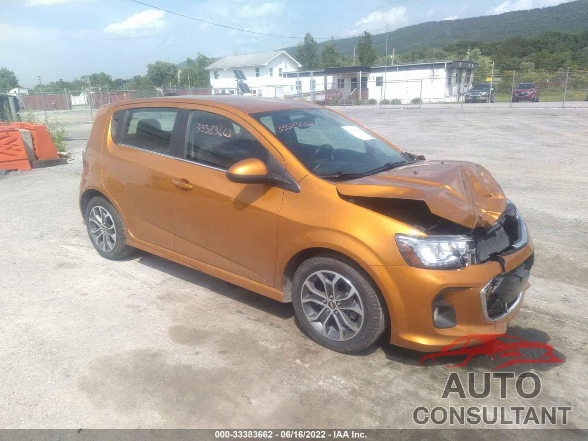 CHEVROLET SONIC 2017 - 1G1JD6SG4H4103344