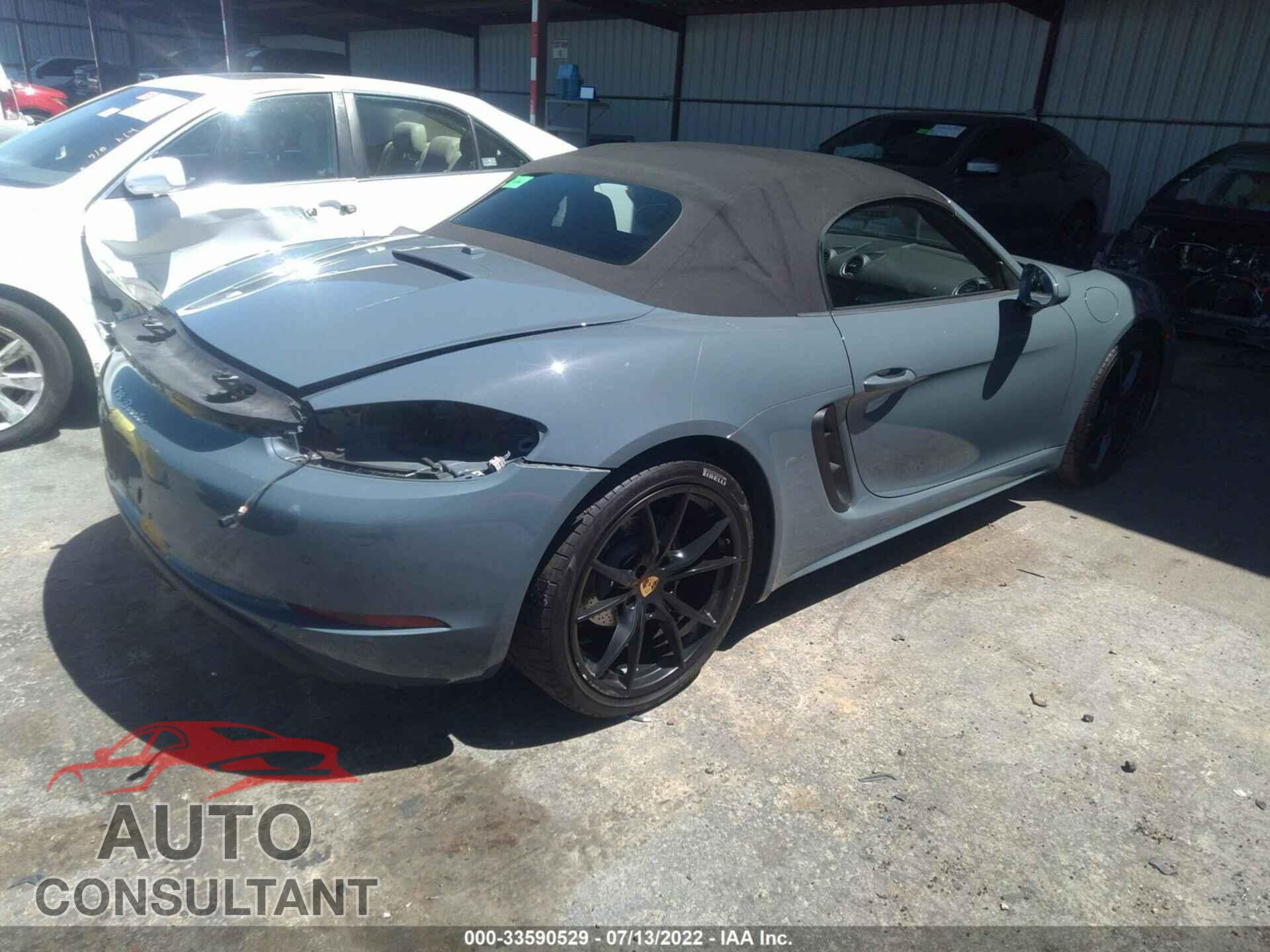 PORSCHE 718 BOXSTER 2017 - WP0CA2A86HS220575