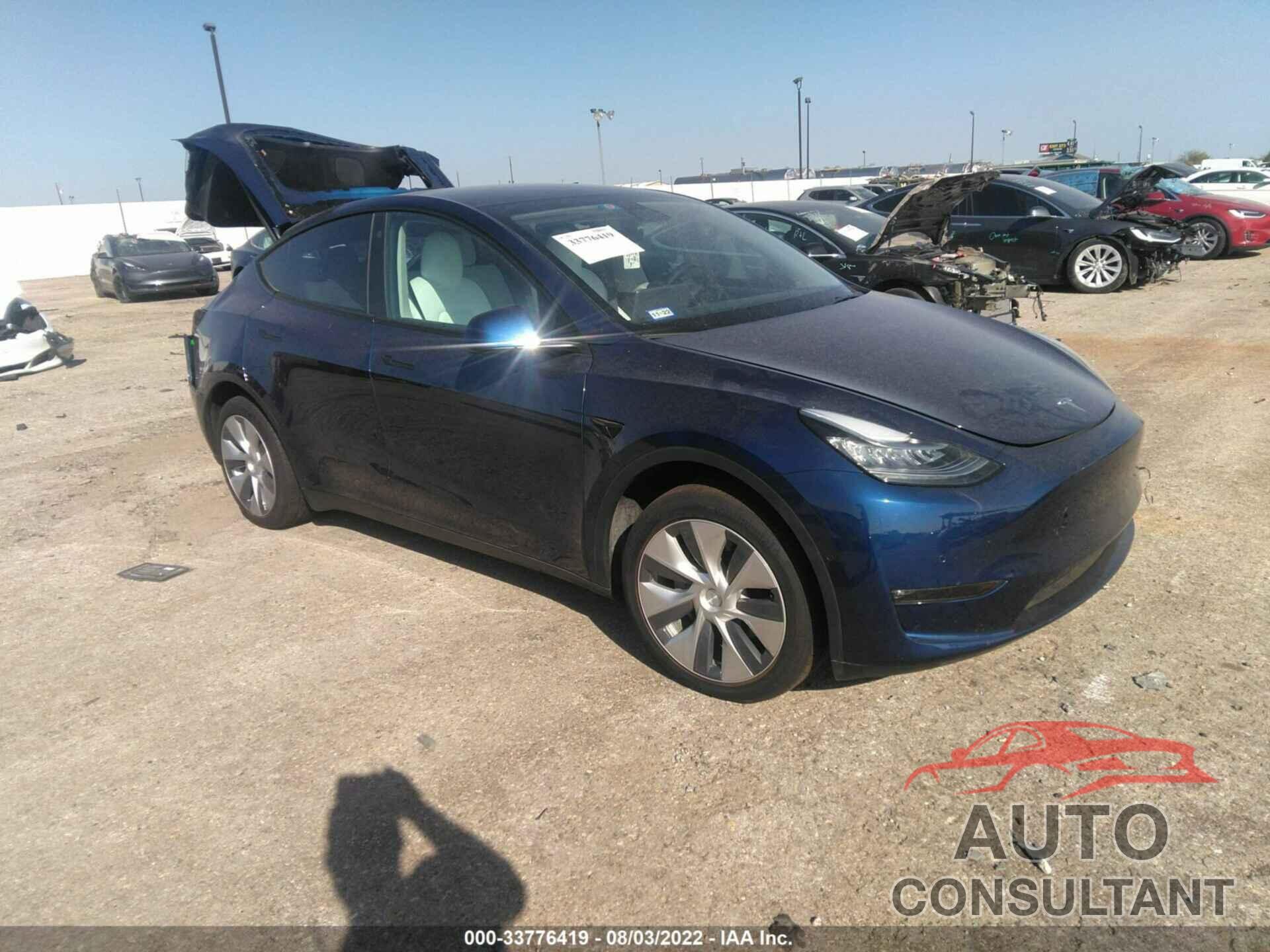 TESLA MODEL Y 2022 - 7SAYGAEE9NF315609