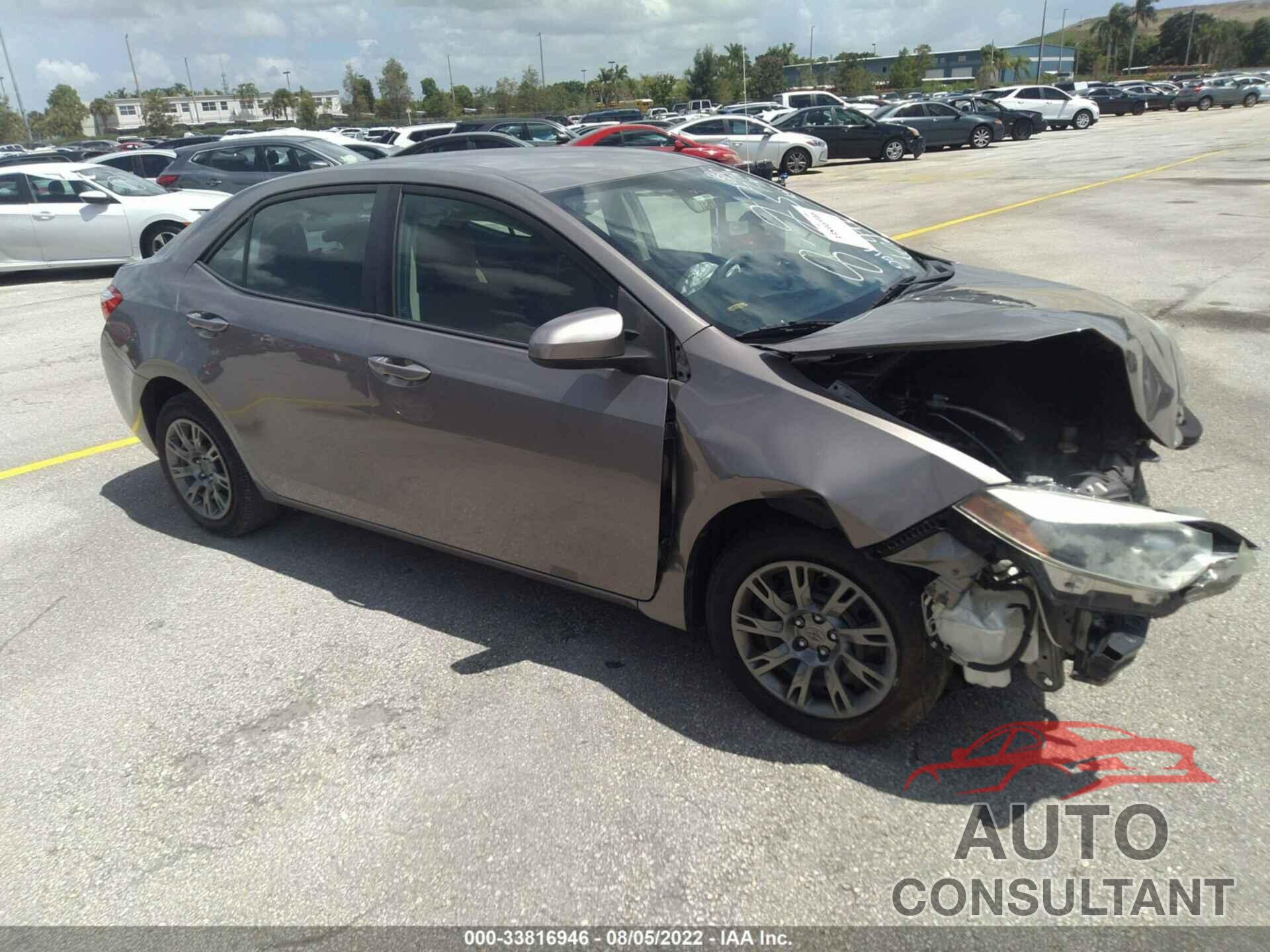 TOYOTA COROLLA 2016 - 2T1BURHE3GC556417