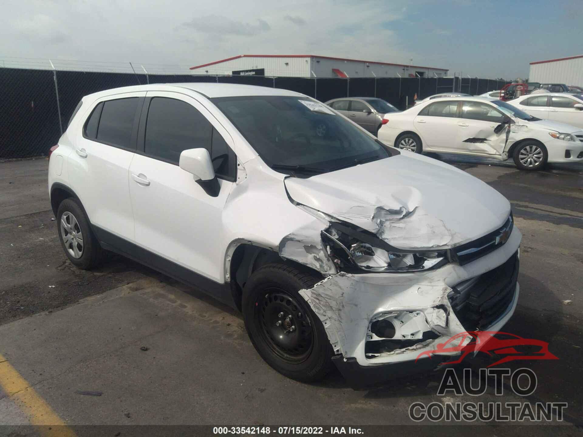 CHEVROLET TRAX 2017 - 3GNCJKSB2HL258739