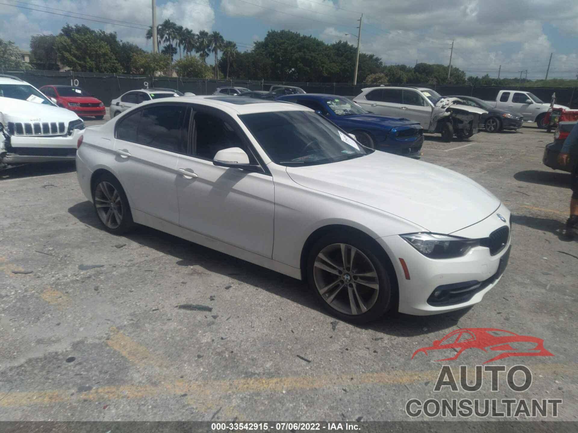 BMW 3 SERIES 2016 - WBA8E3G59GNU05470