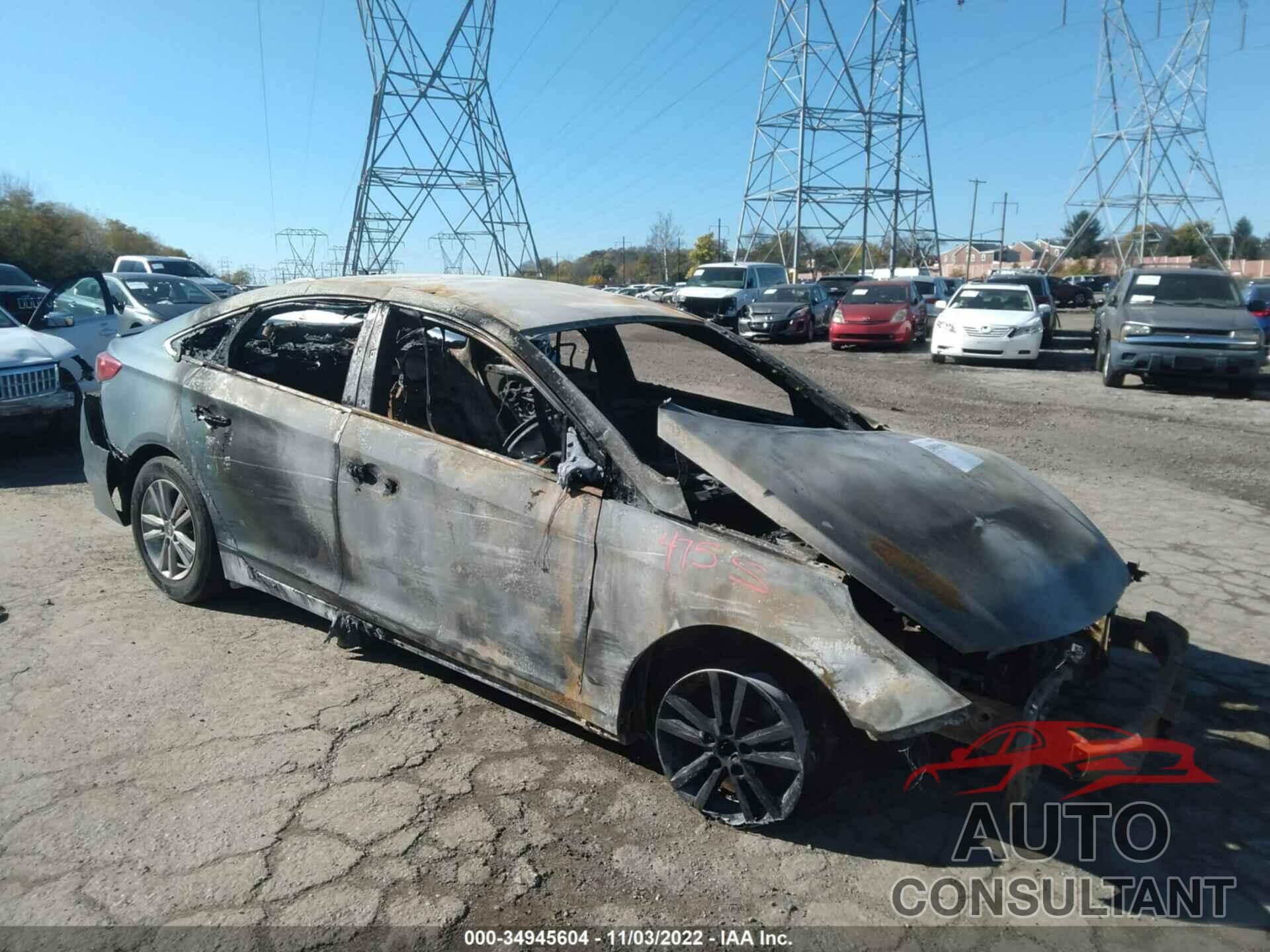 HYUNDAI SONATA 2017 - 5NPE24AF5HH522180