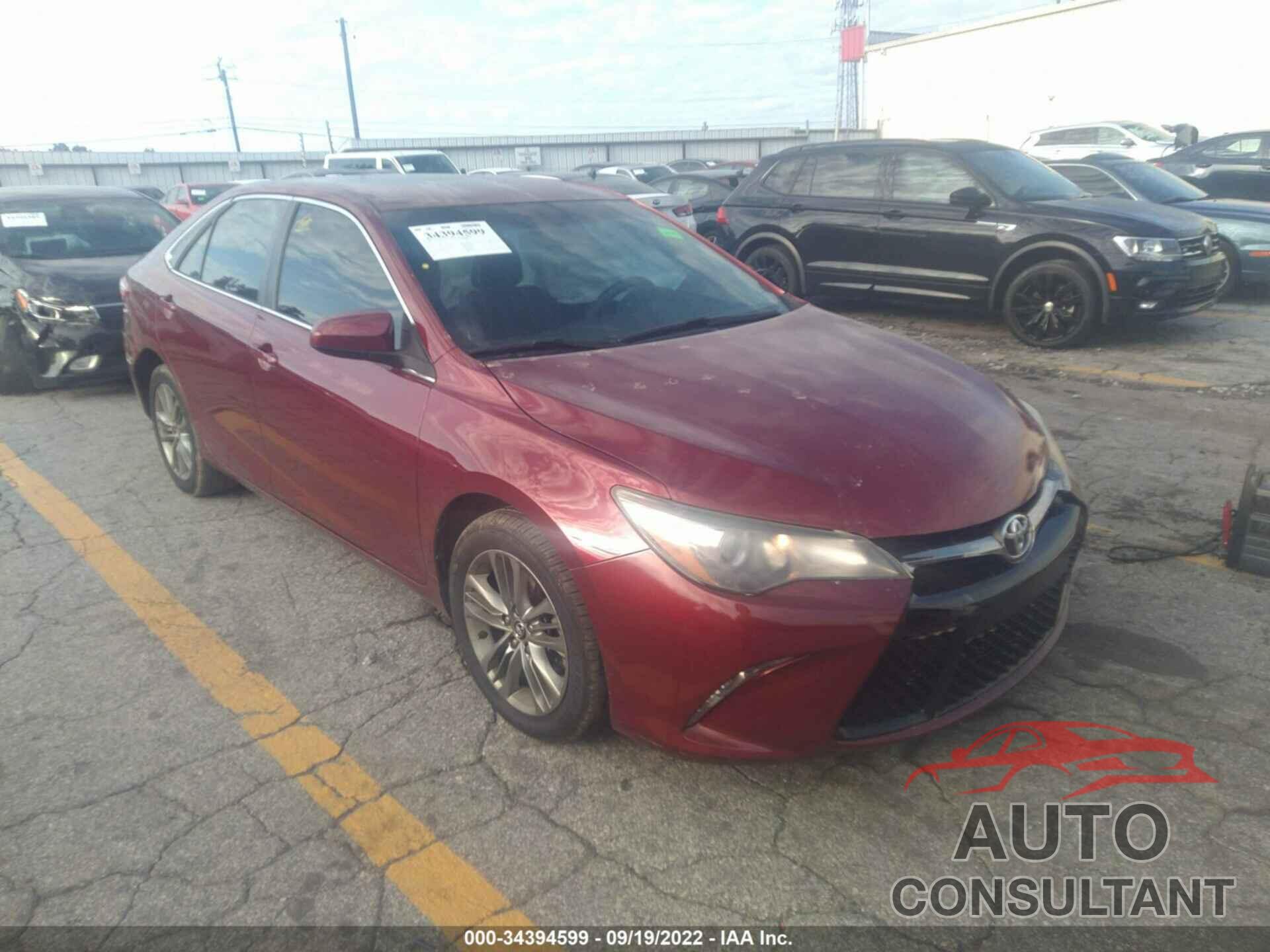 TOYOTA CAMRY 2016 - 4T1BF1FK9GU523005