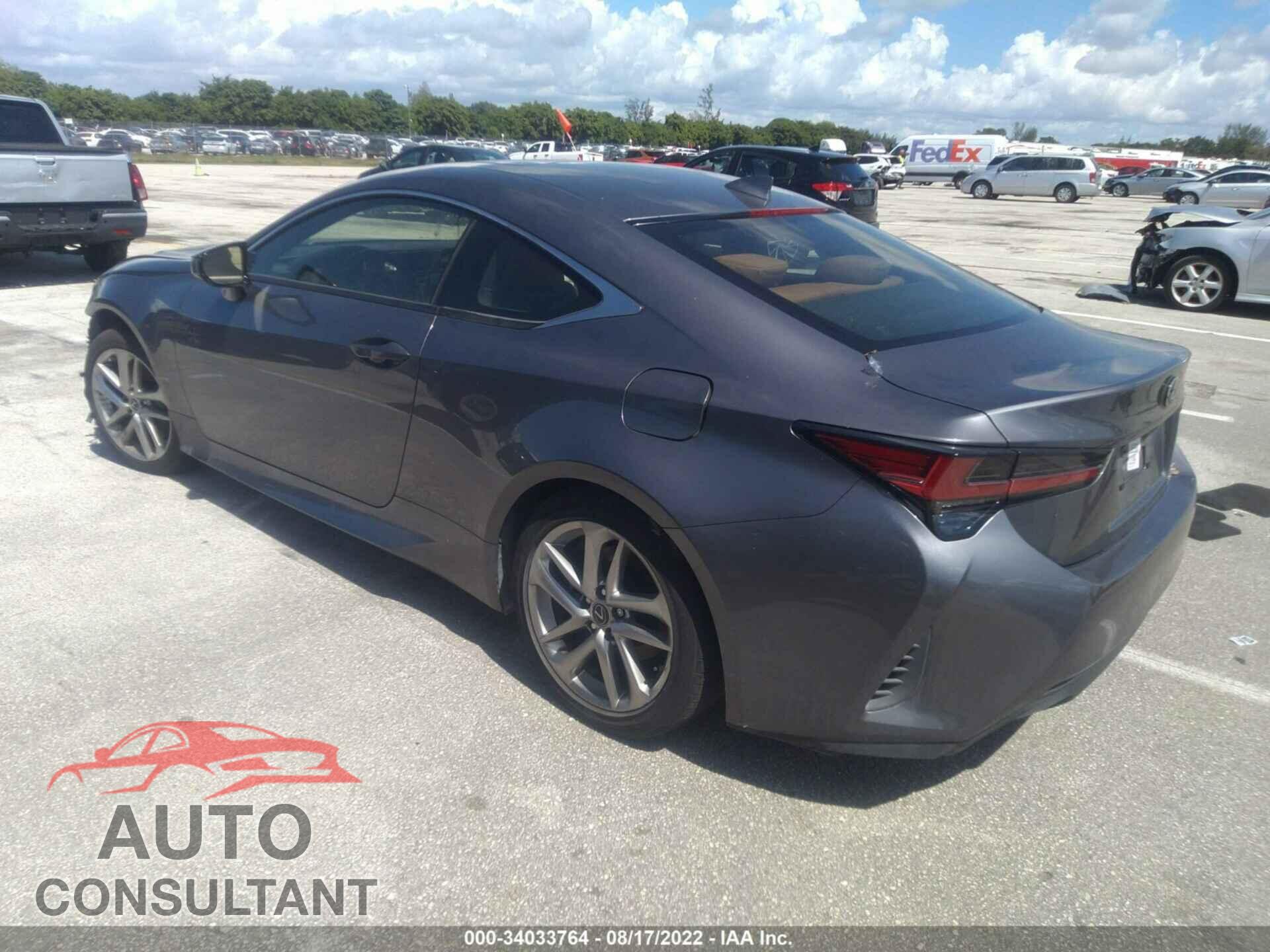 LEXUS RC 2019 - JTHHA5BC2K5009906