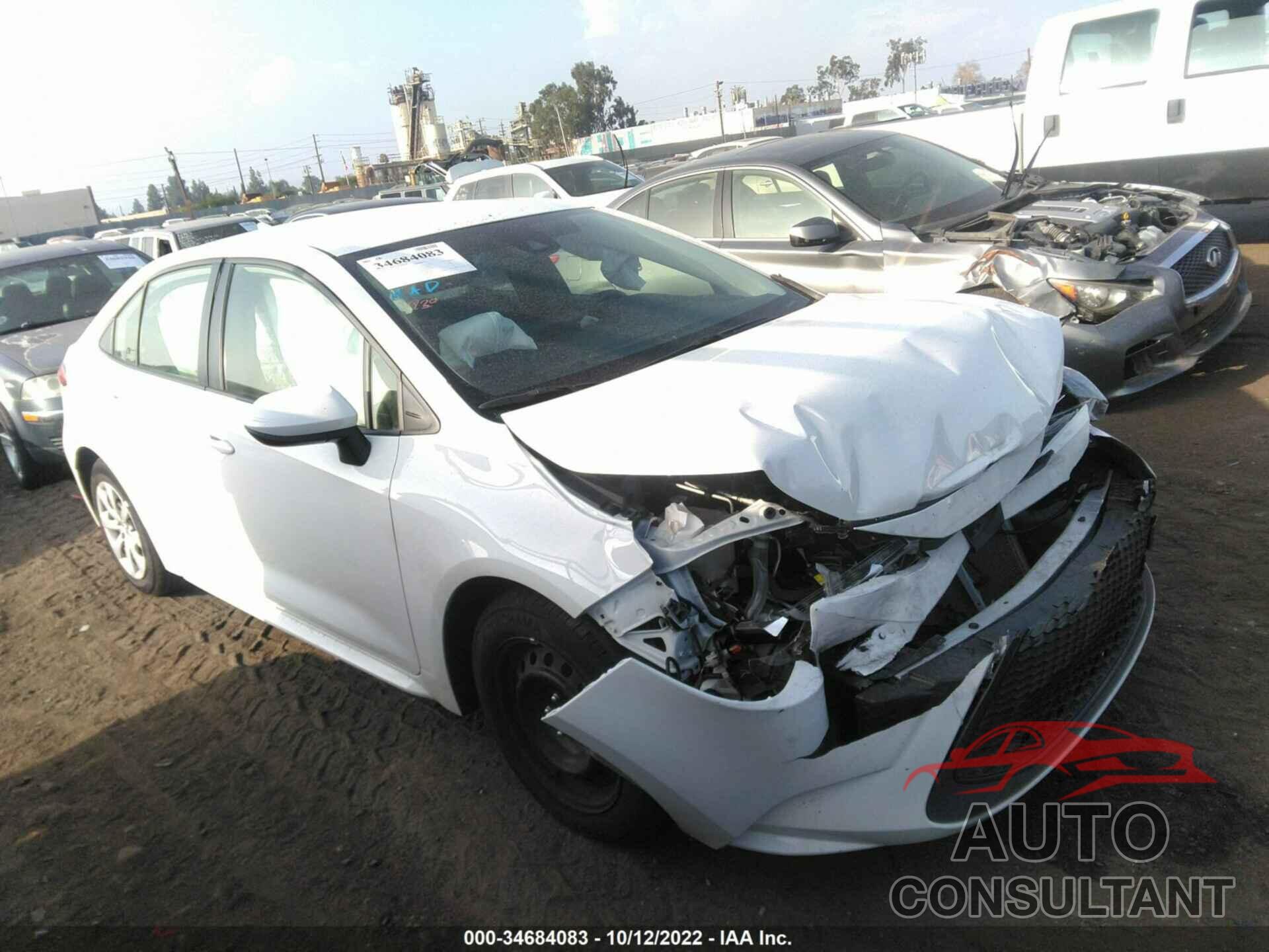 TOYOTA COROLLA 2022 - JTDEPMAE8N3008288