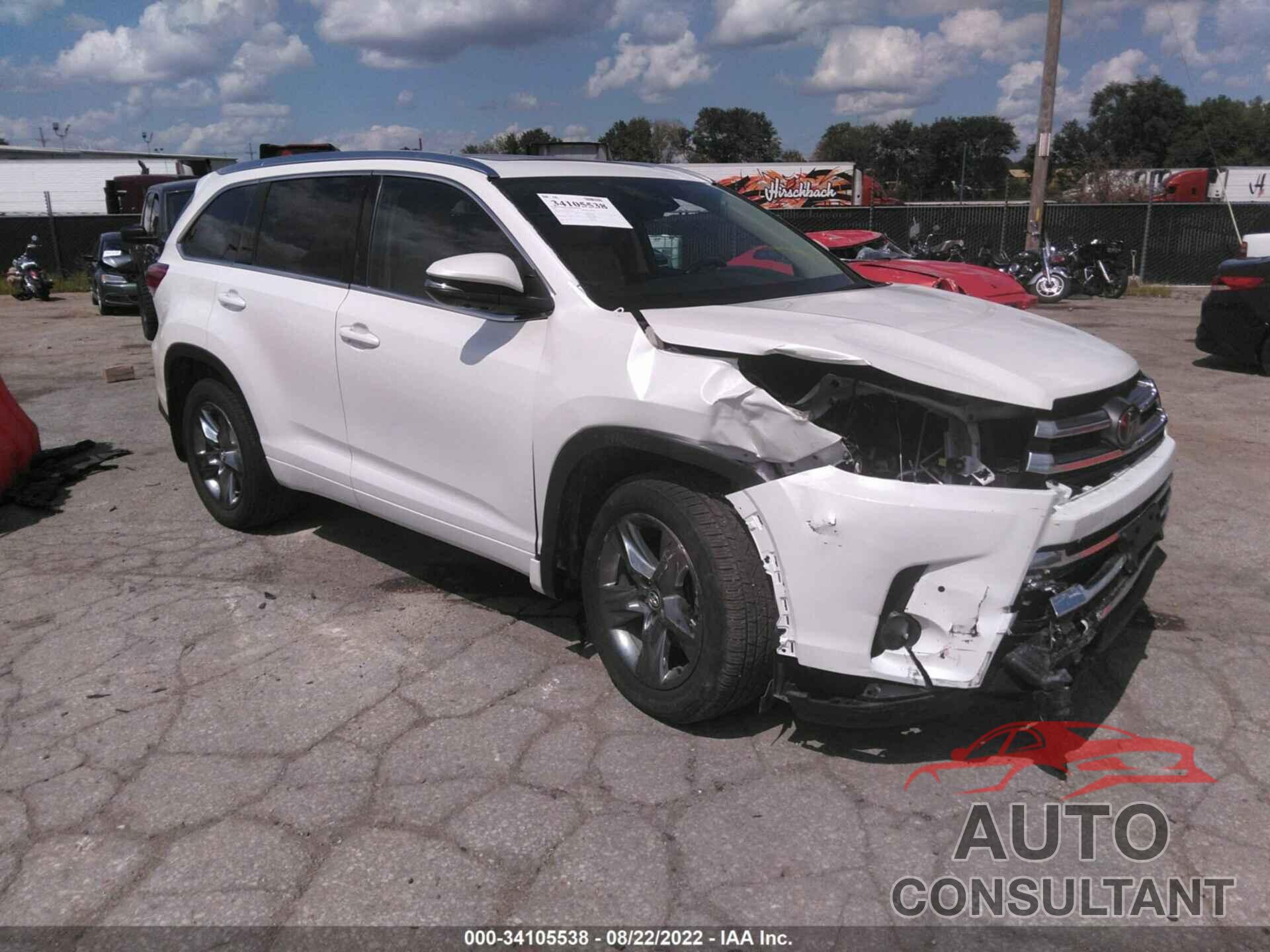 TOYOTA HIGHLANDER 2017 - 5TDDZRFH2HS358556