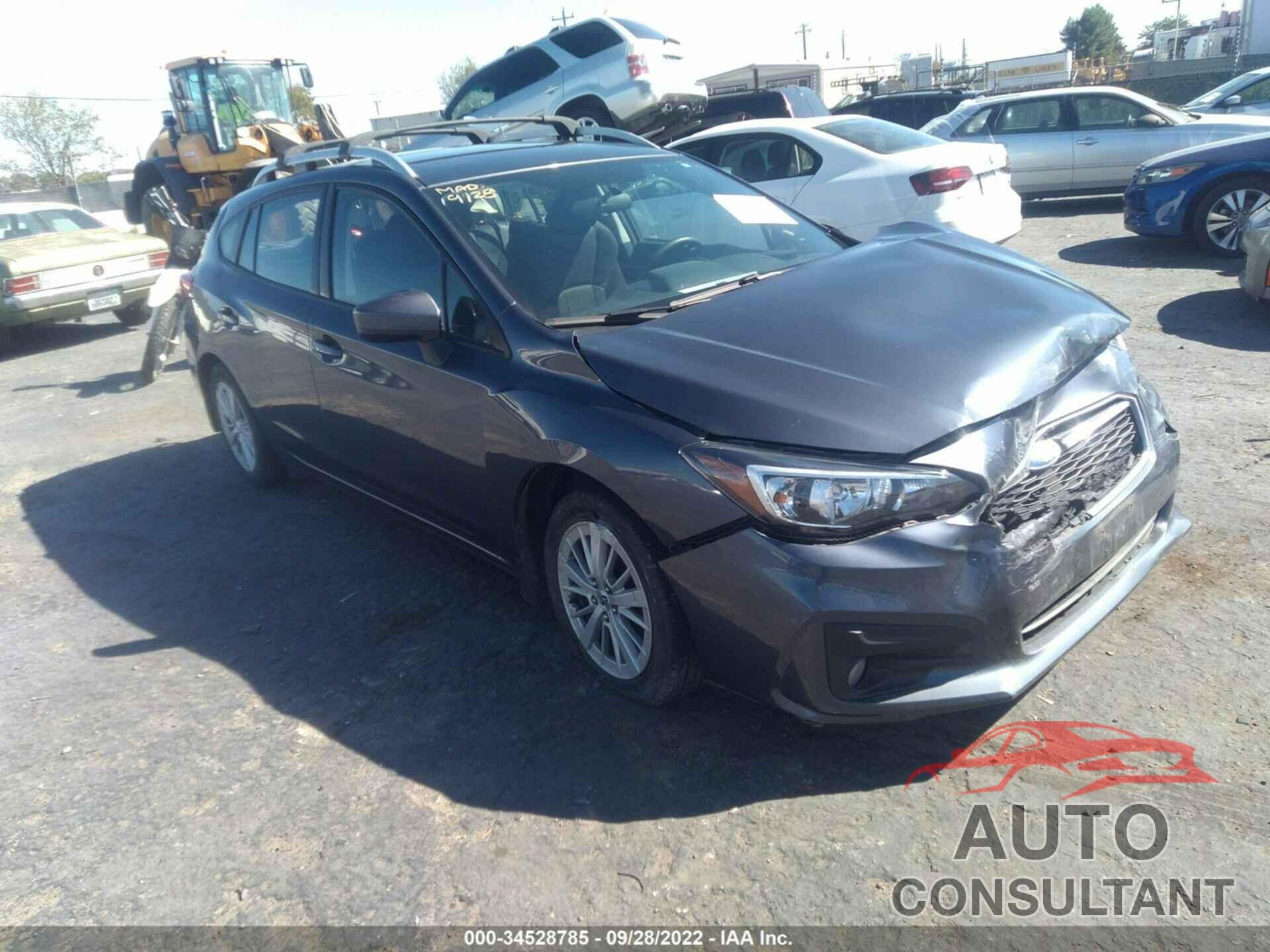 SUBARU IMPREZA 2017 - 4S3GTAB62H3720245