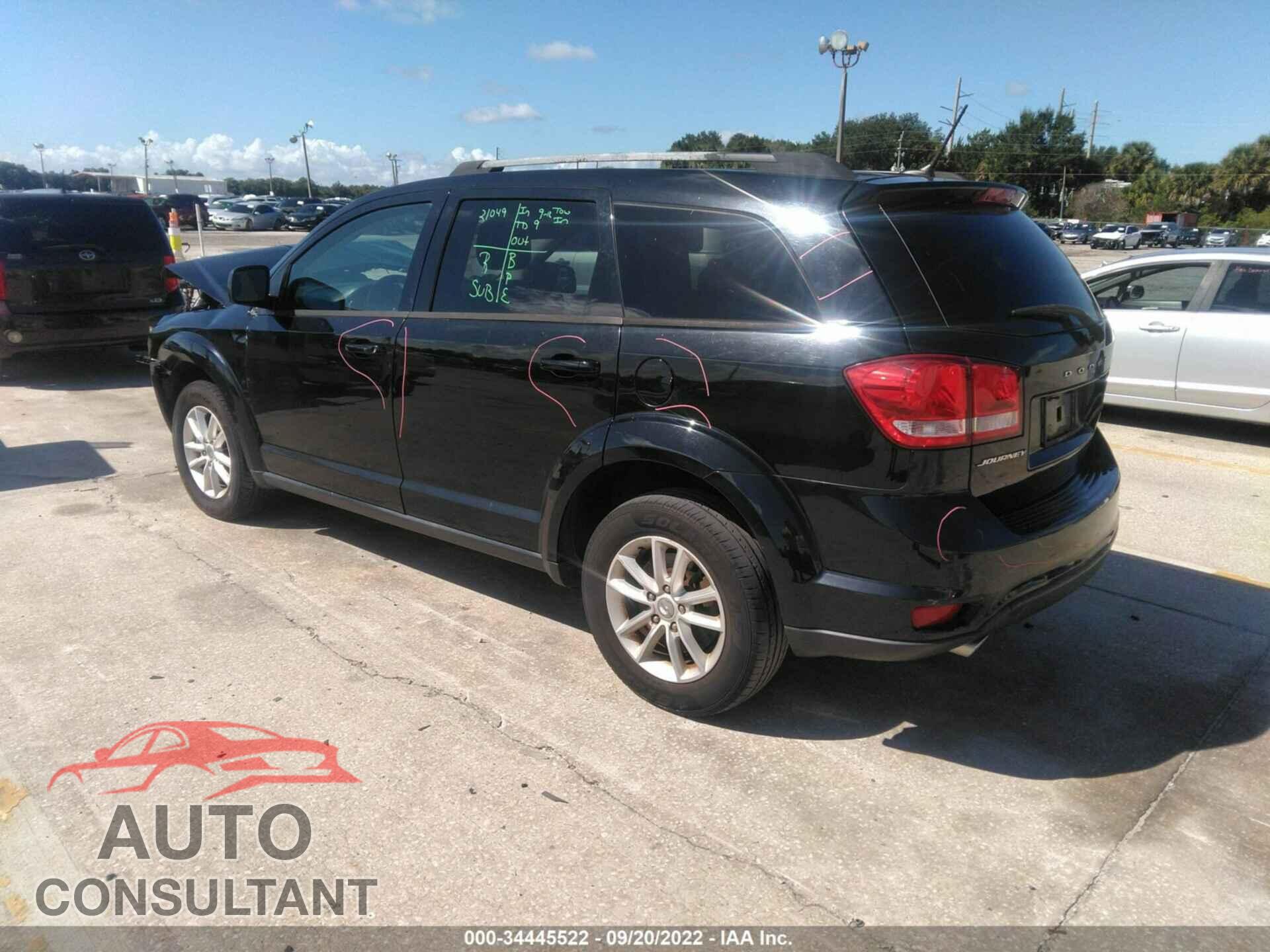 DODGE JOURNEY 2017 - 3C4PDCBG9HT589885