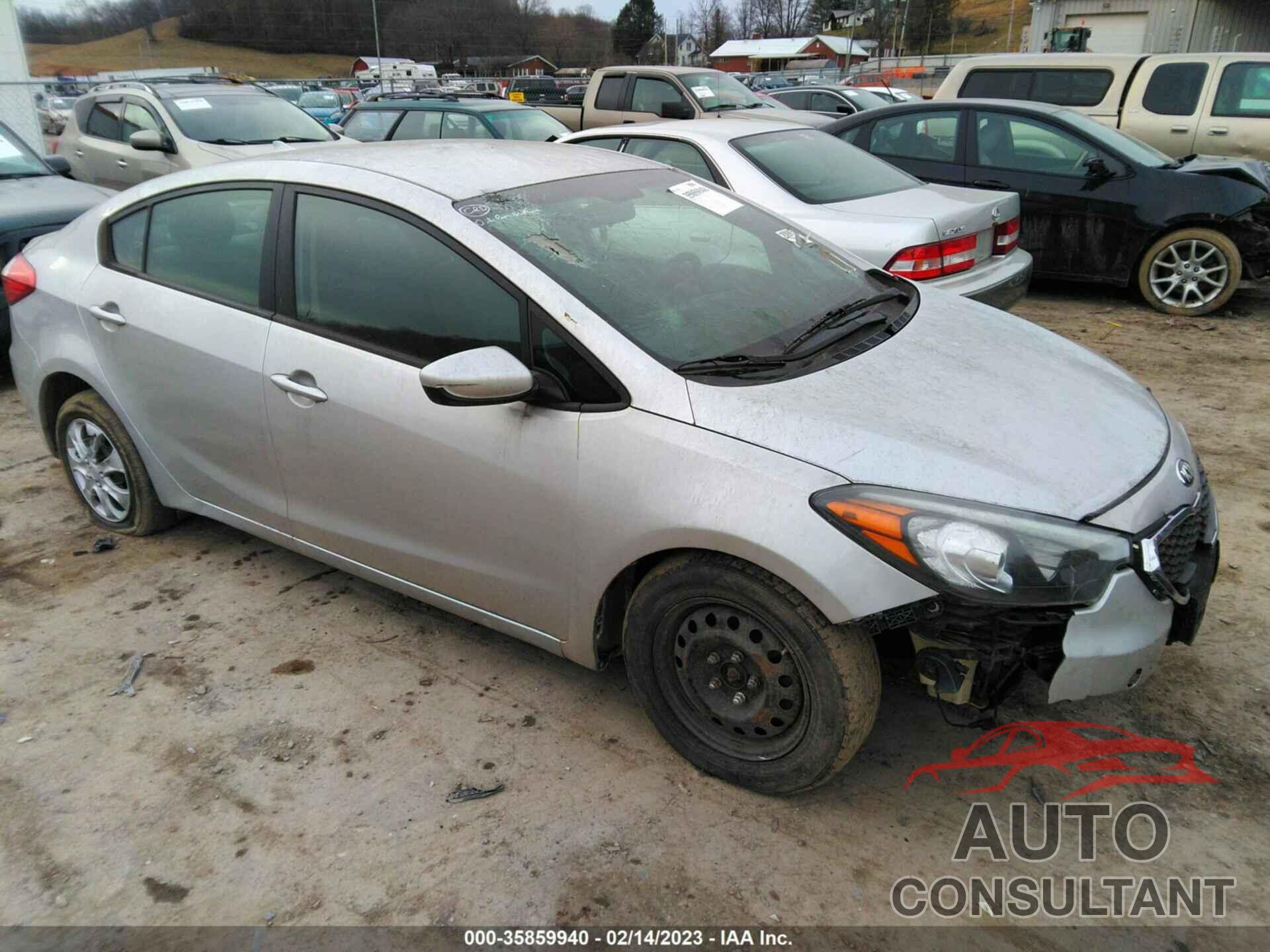 KIA FORTE 2016 - KNAFK4A63G5499692