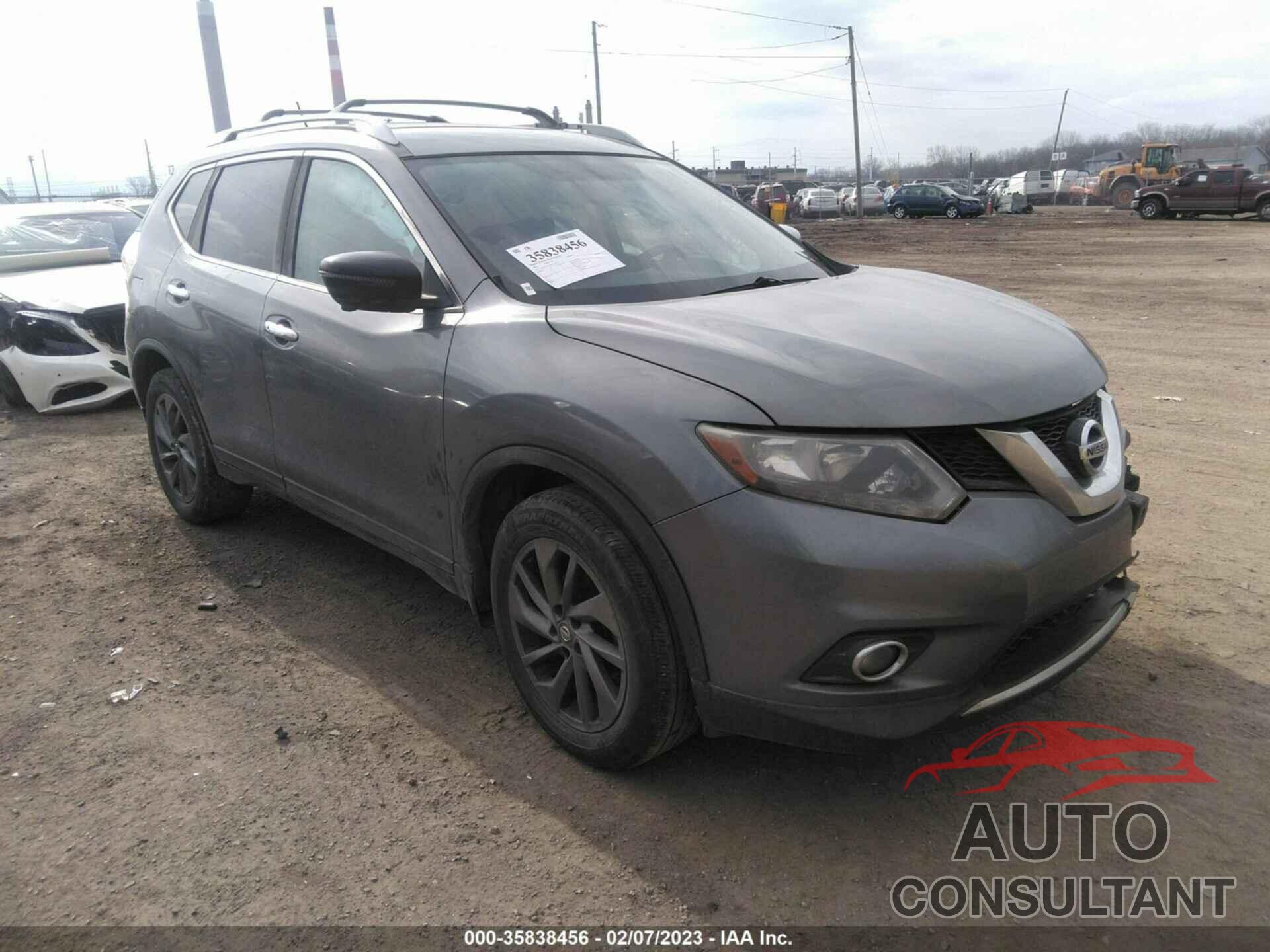 NISSAN ROGUE 2016 - KNMAT2MV5GP729979