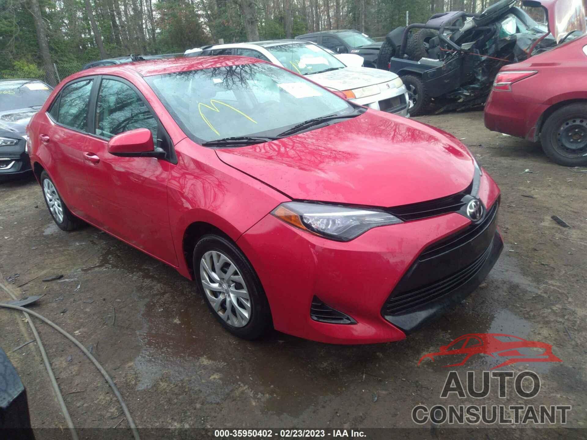 TOYOTA COROLLA 2017 - 2T1BURHE2HC843409